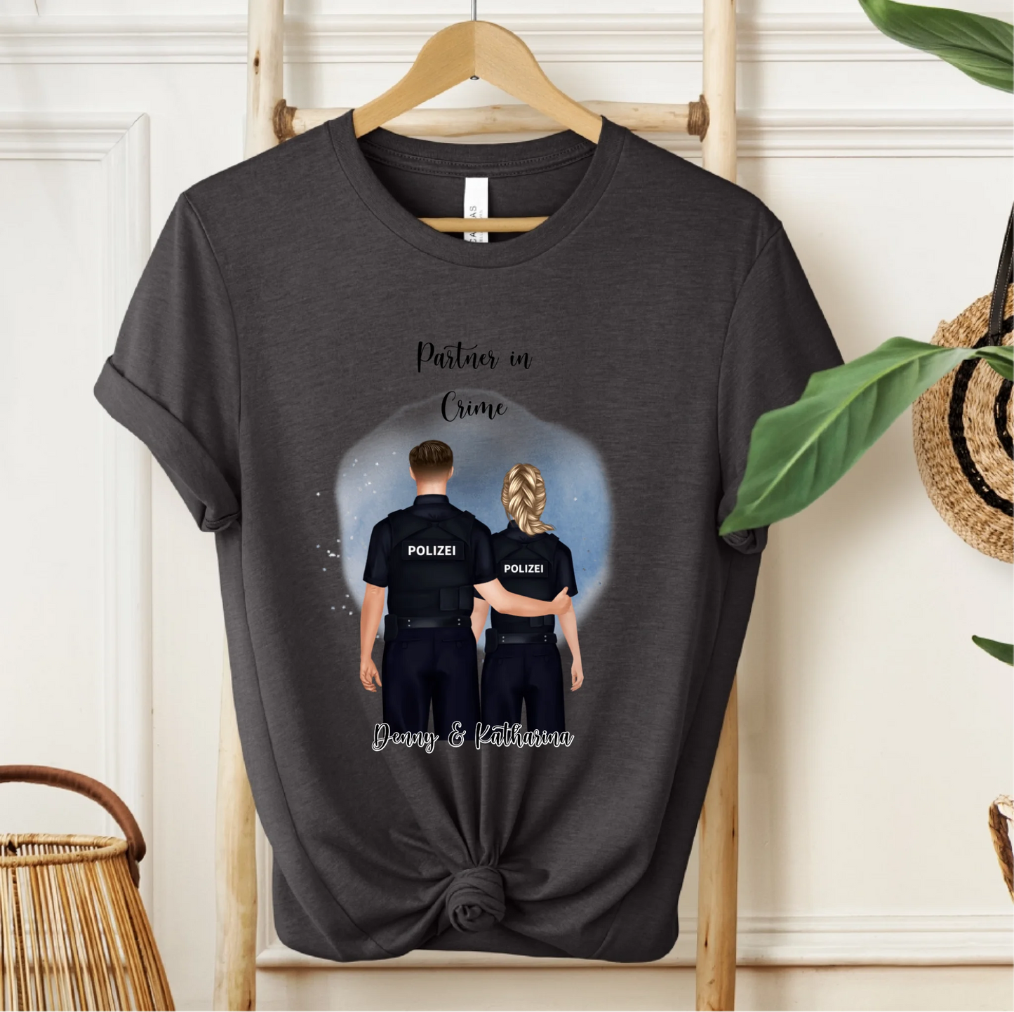 Polizist & Polizistin T-Shirt (2-3 Personen)