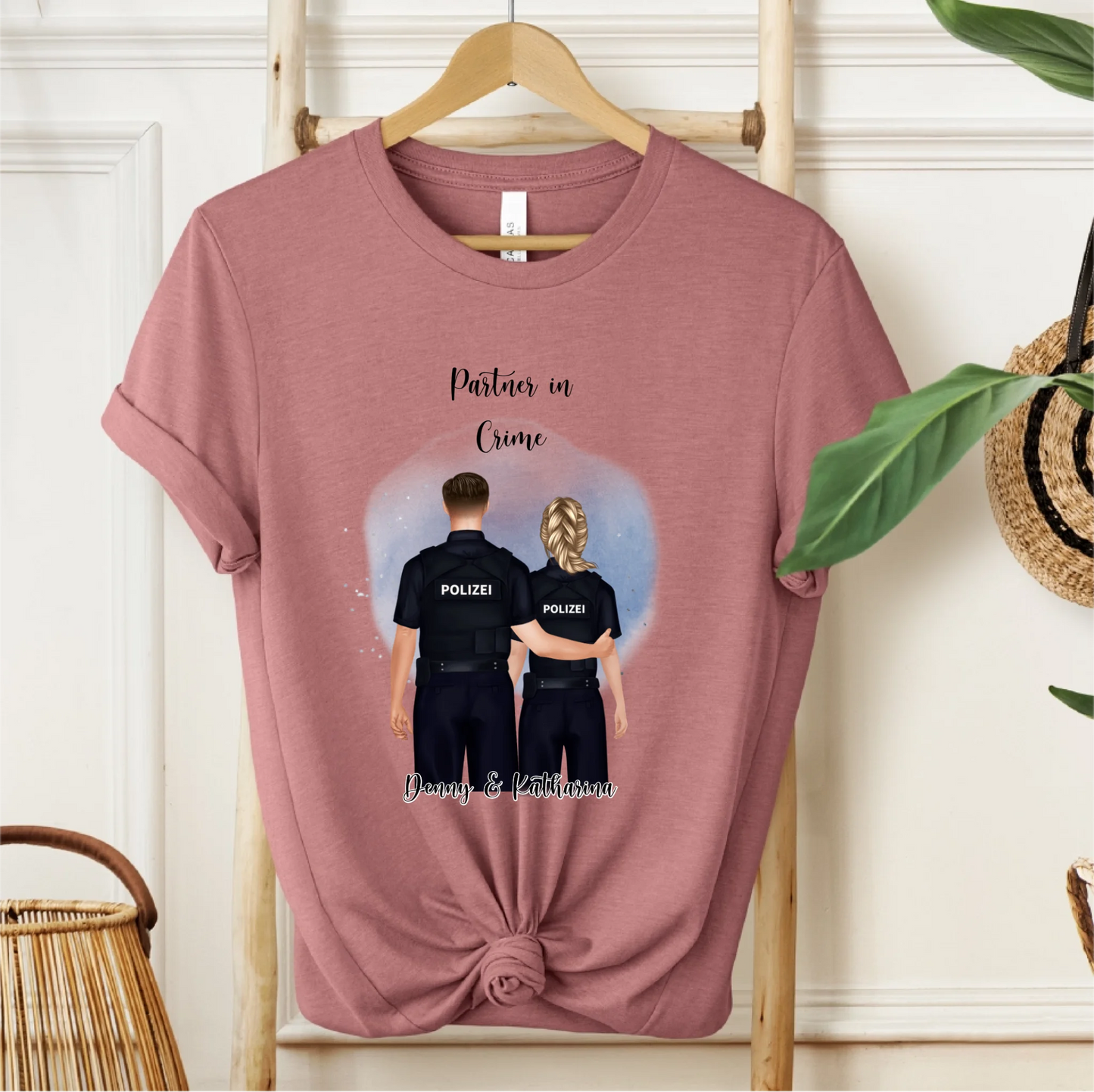 Polizist & Polizistin T-Shirt (2-3 Personen)