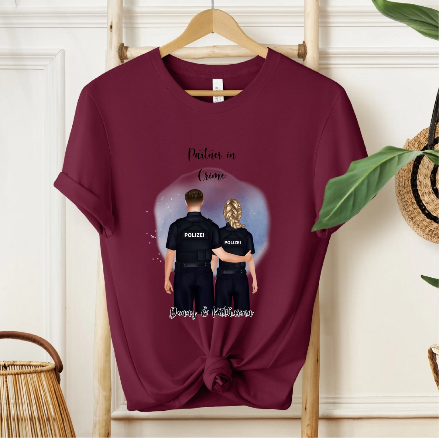Polizist & Polizistin T-Shirt (2-3 Personen)