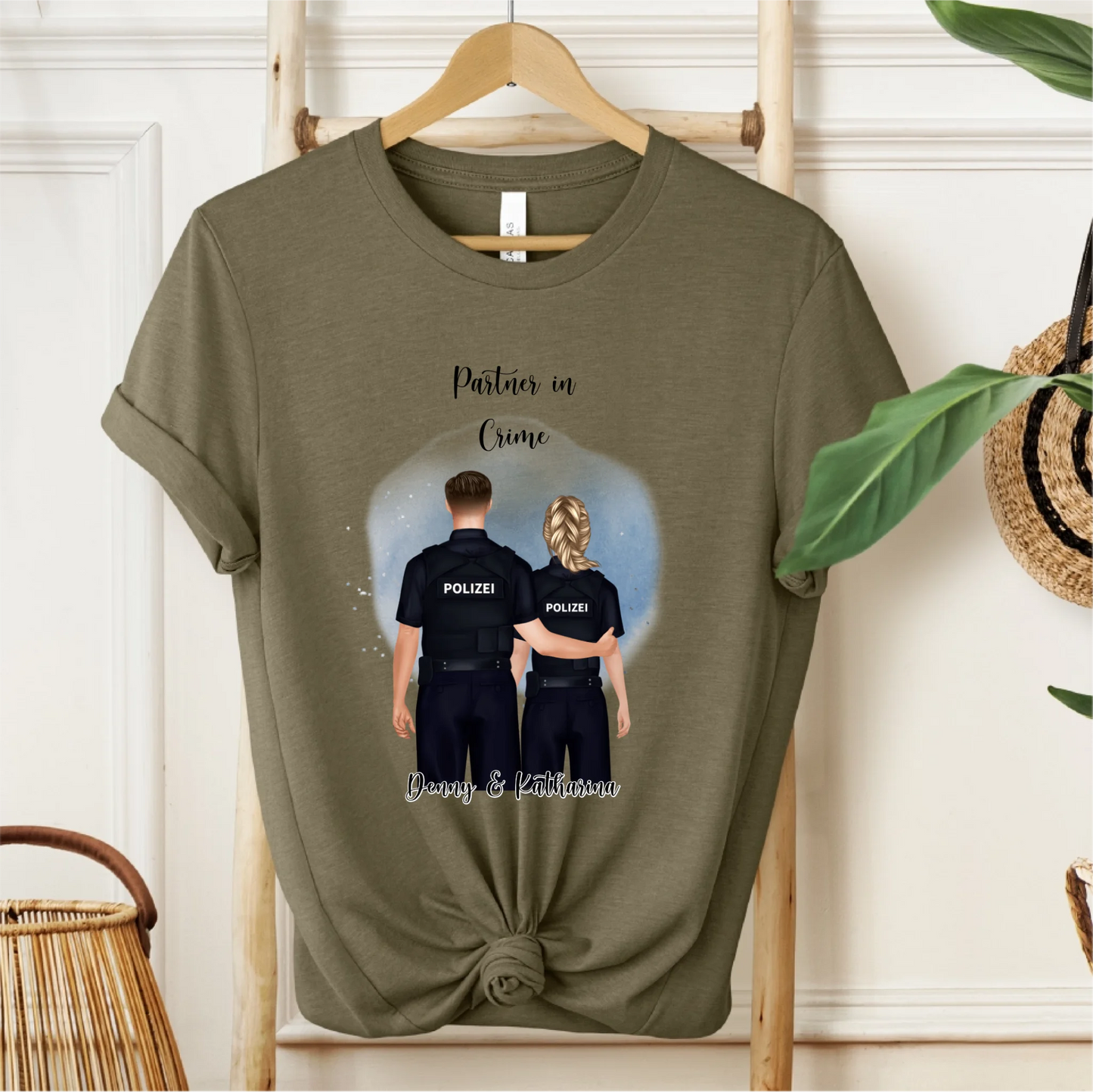 Polizist & Polizistin T-Shirt (2-3 Personen)