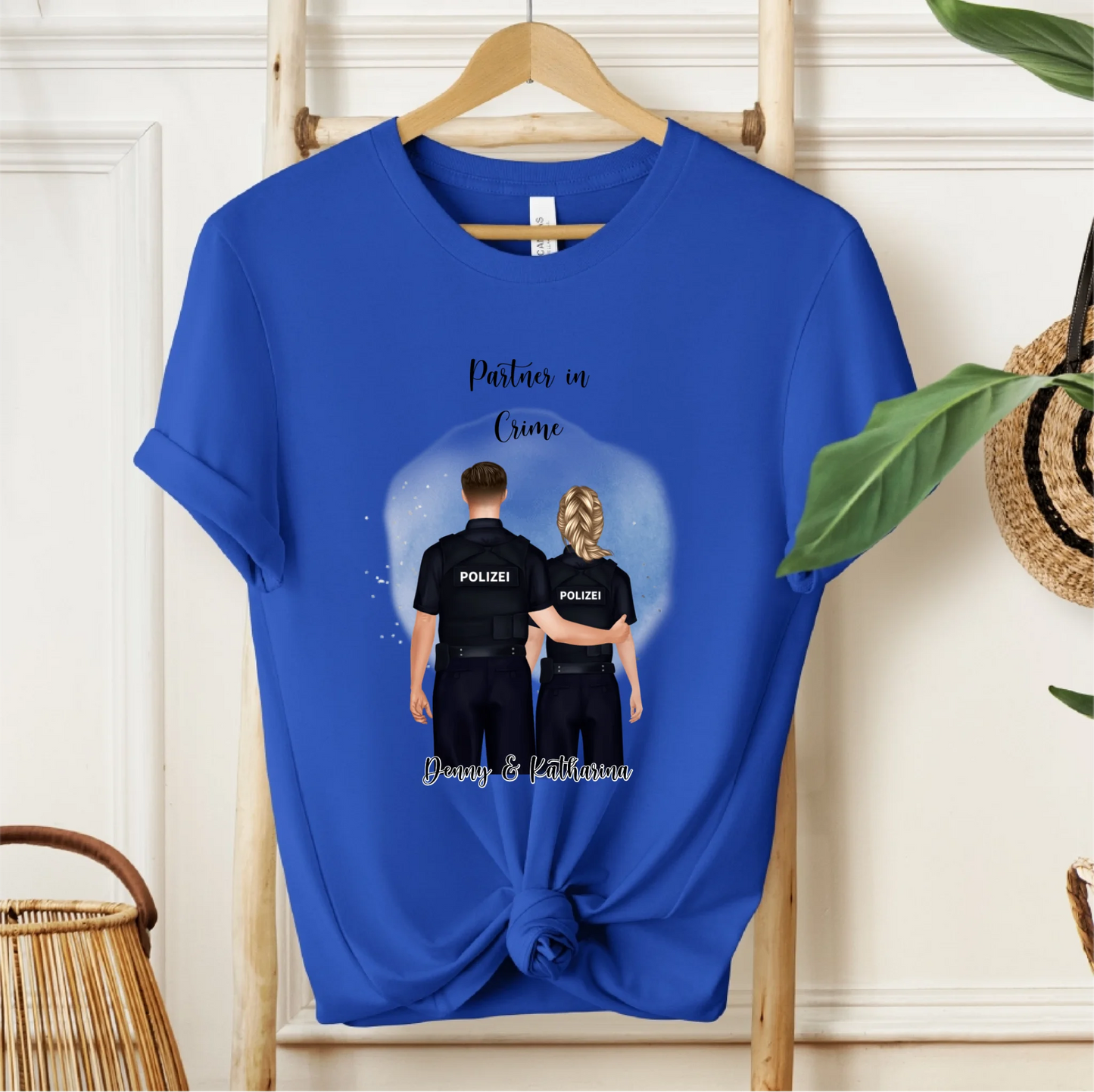 Polizist & Polizistin T-Shirt (2-3 Personen)