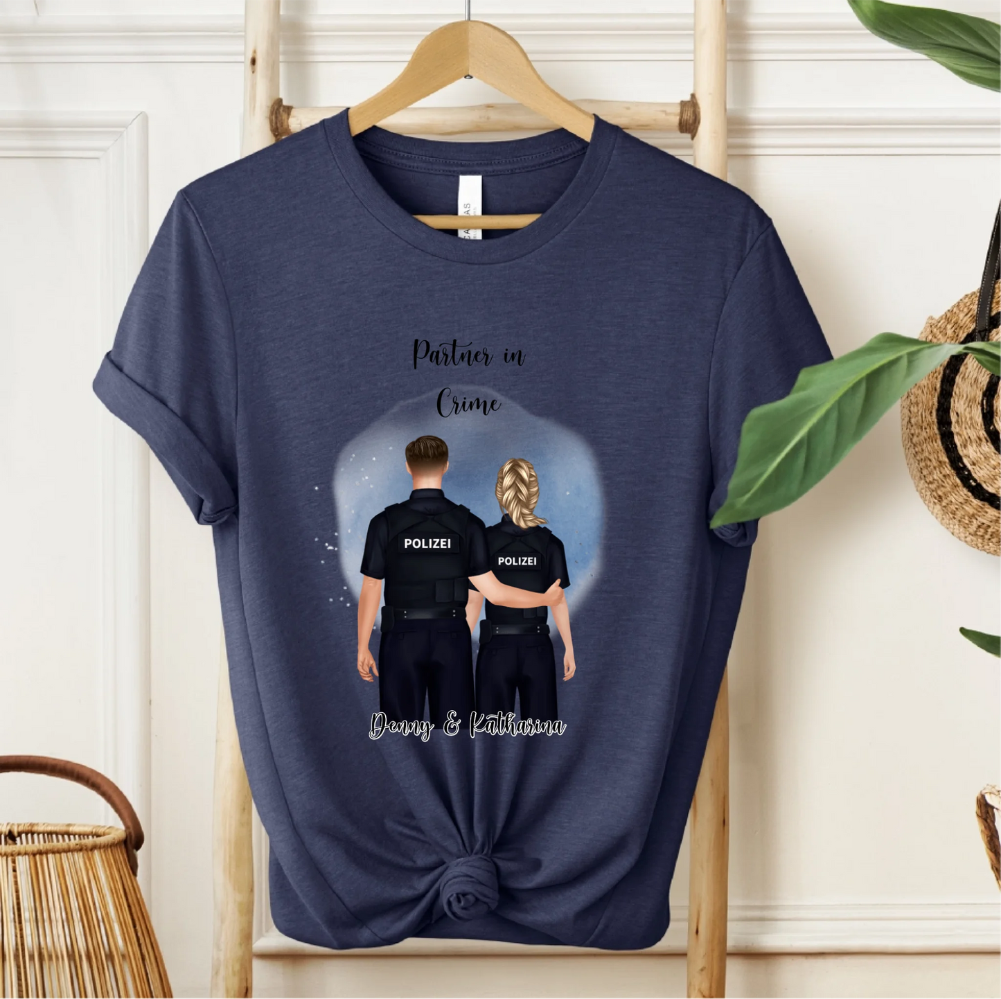 Polizist & Polizistin T-Shirt (2-3 Personen)