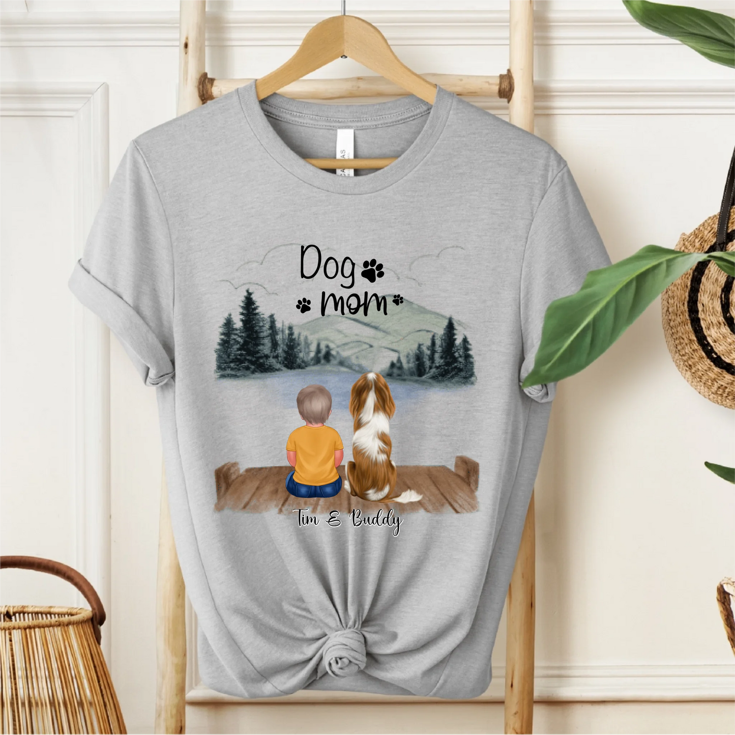 Baby/Kind mit Haustier T-Shirt