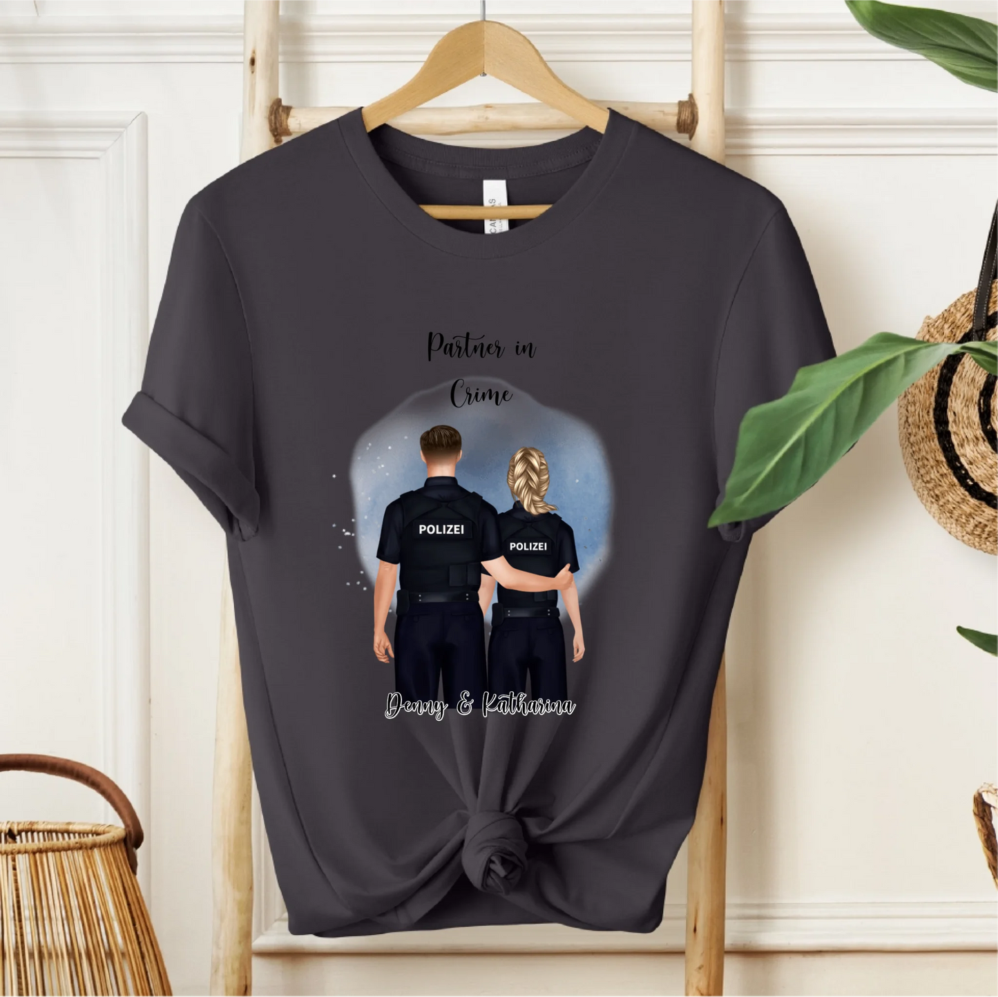 Polizist & Polizistin T-Shirt (2-3 Personen)