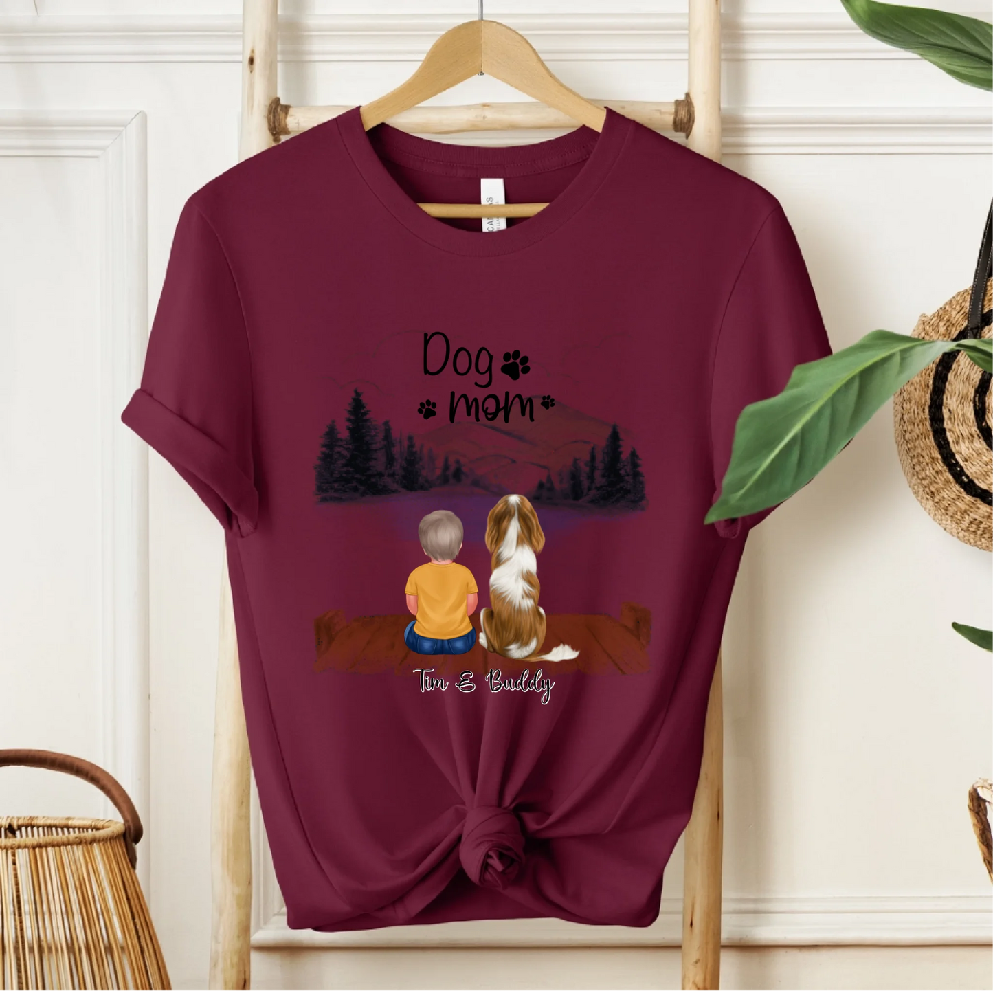Baby/Kind mit Haustier T-Shirt