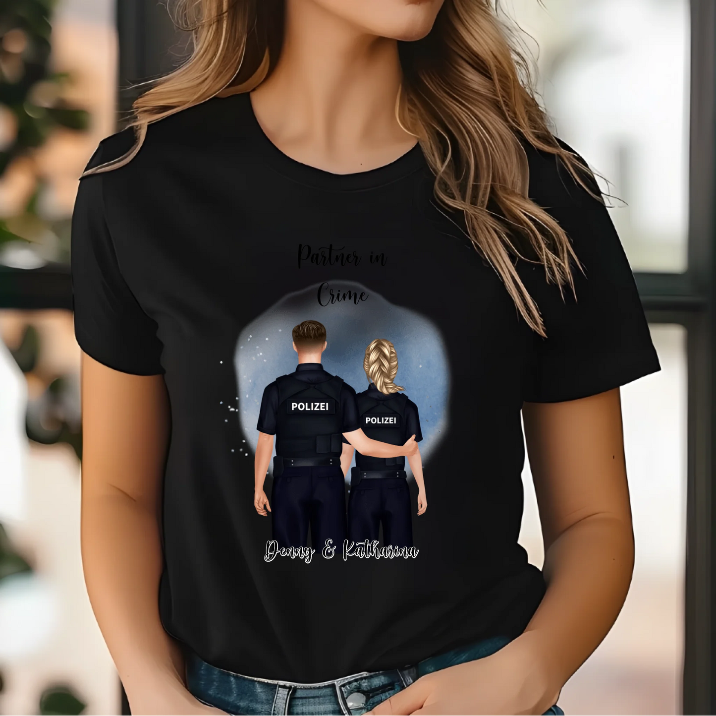 Polizist & Polizistin T-Shirt (2-3 Personen)
