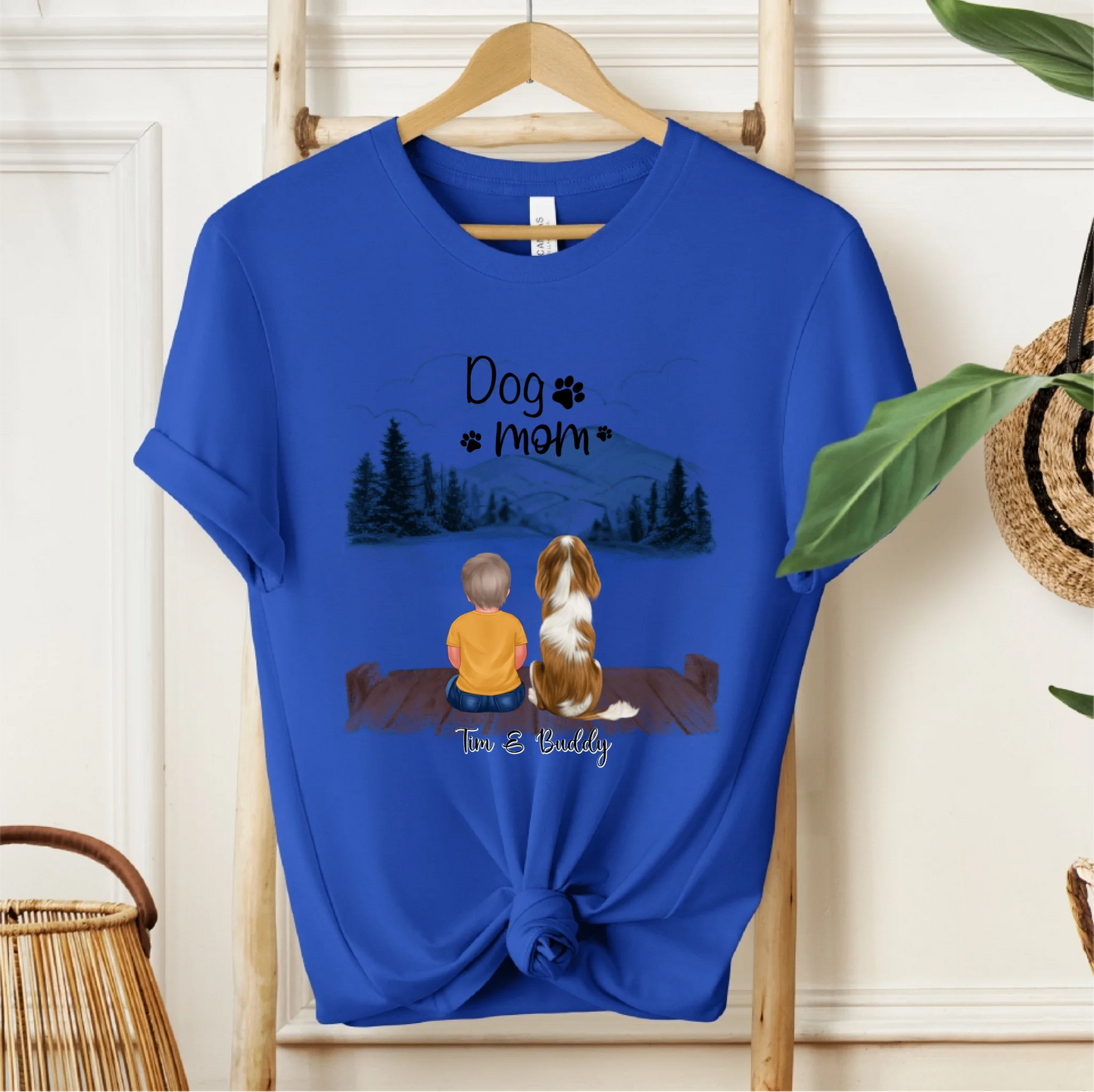 Baby/Kind mit Haustier T-Shirt