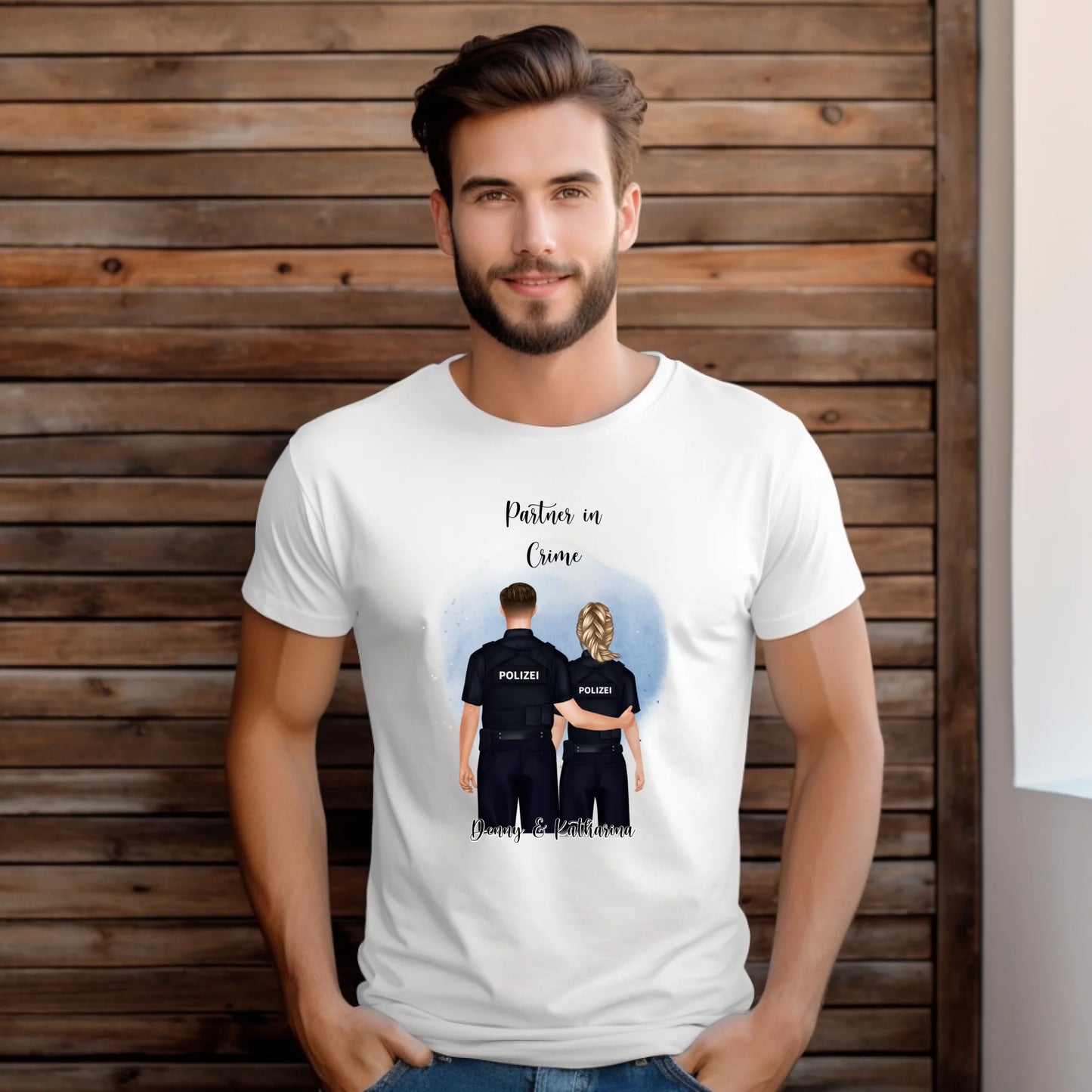 Polizist & Polizistin T-Shirt (2-3 Personen)