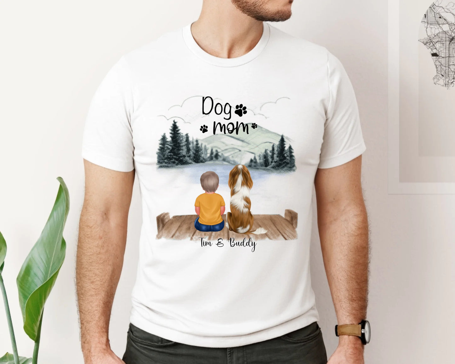 Baby/Kind mit Haustier T-Shirt