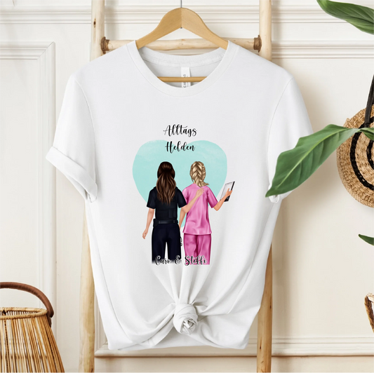 Polizei & Krankenschwester T-Shirt