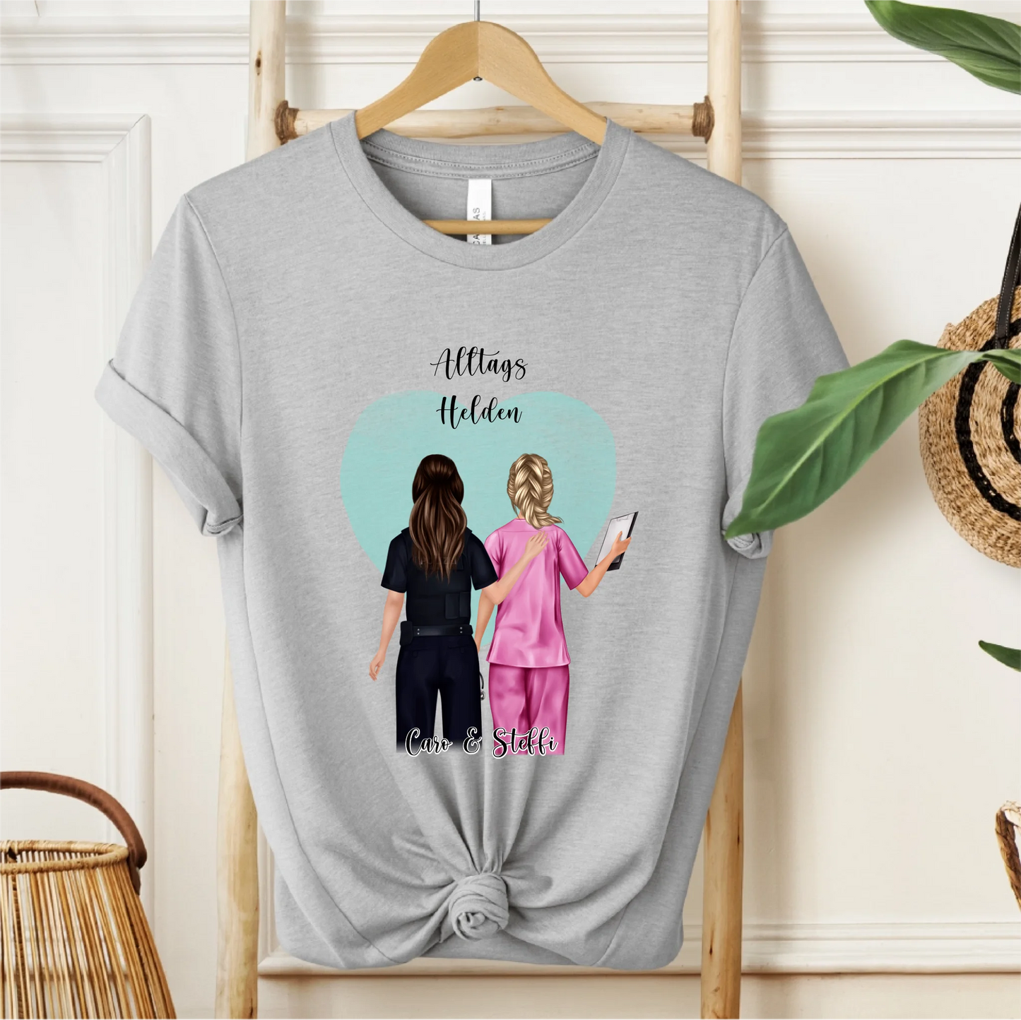 Polizei & Krankenschwester T-Shirt