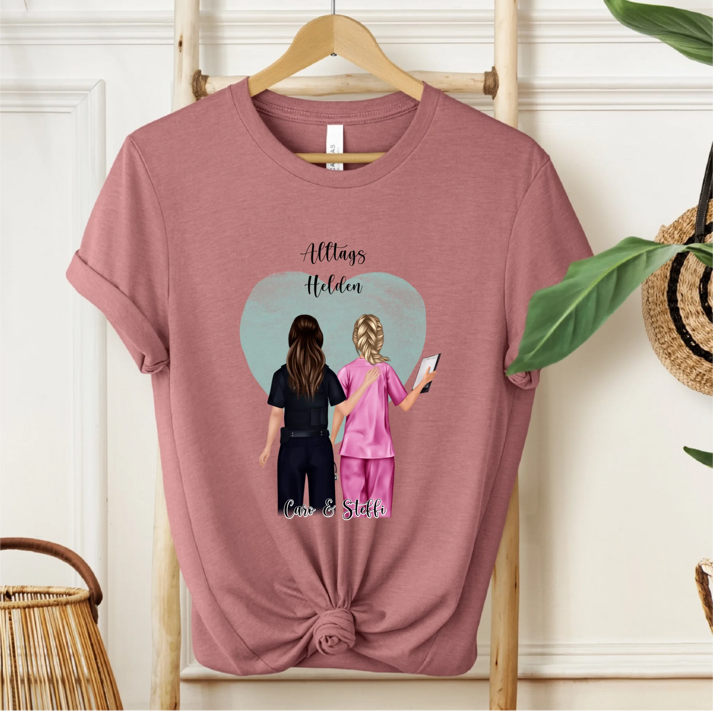 Polizei & Krankenschwester T-Shirt