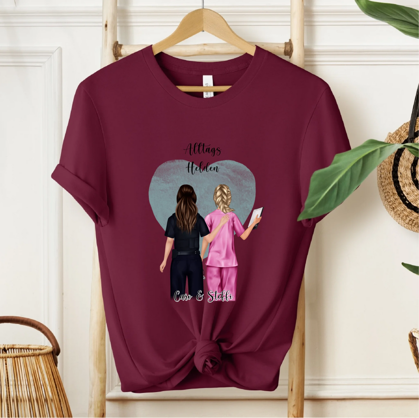 Polizei & Krankenschwester T-Shirt