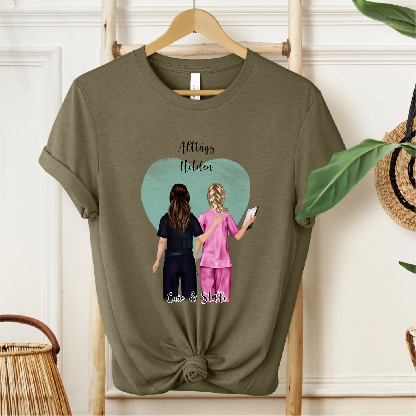Polizei & Krankenschwester T-Shirt