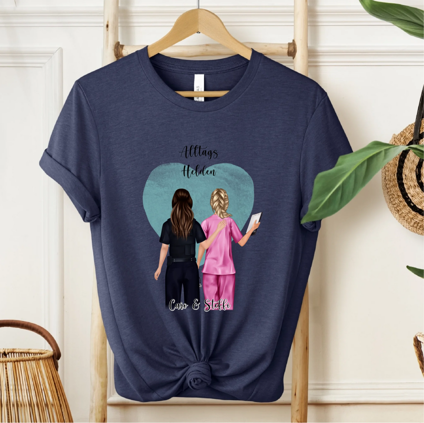 Polizei & Krankenschwester T-Shirt