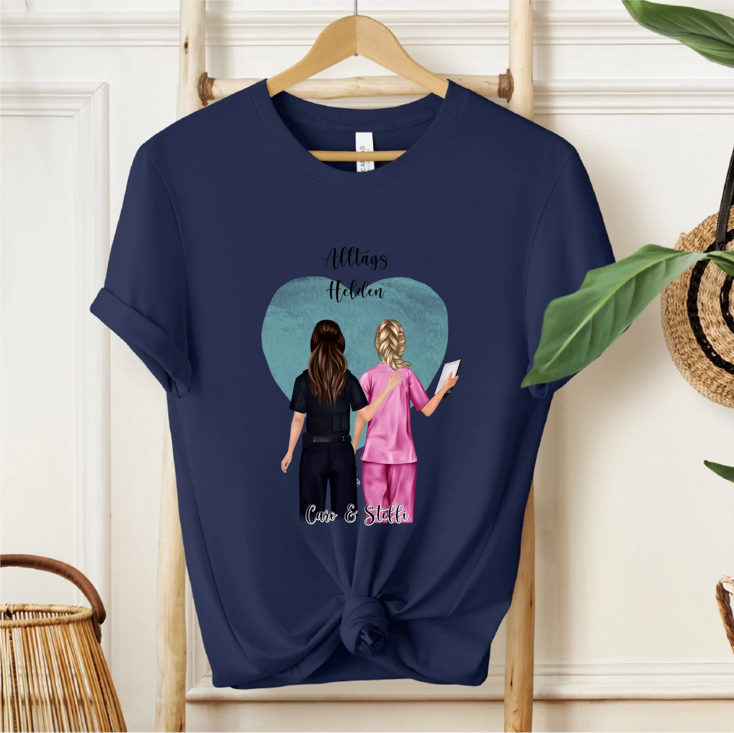 Polizei & Krankenschwester T-Shirt