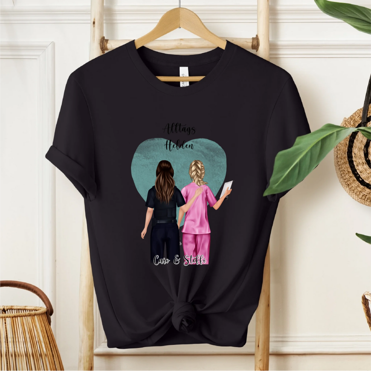 Polizei & Krankenschwester T-Shirt