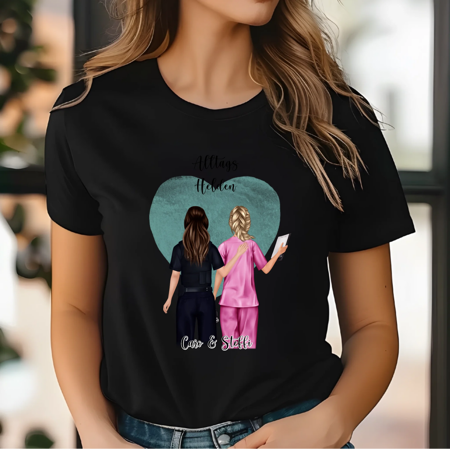 Polizei & Krankenschwester T-Shirt