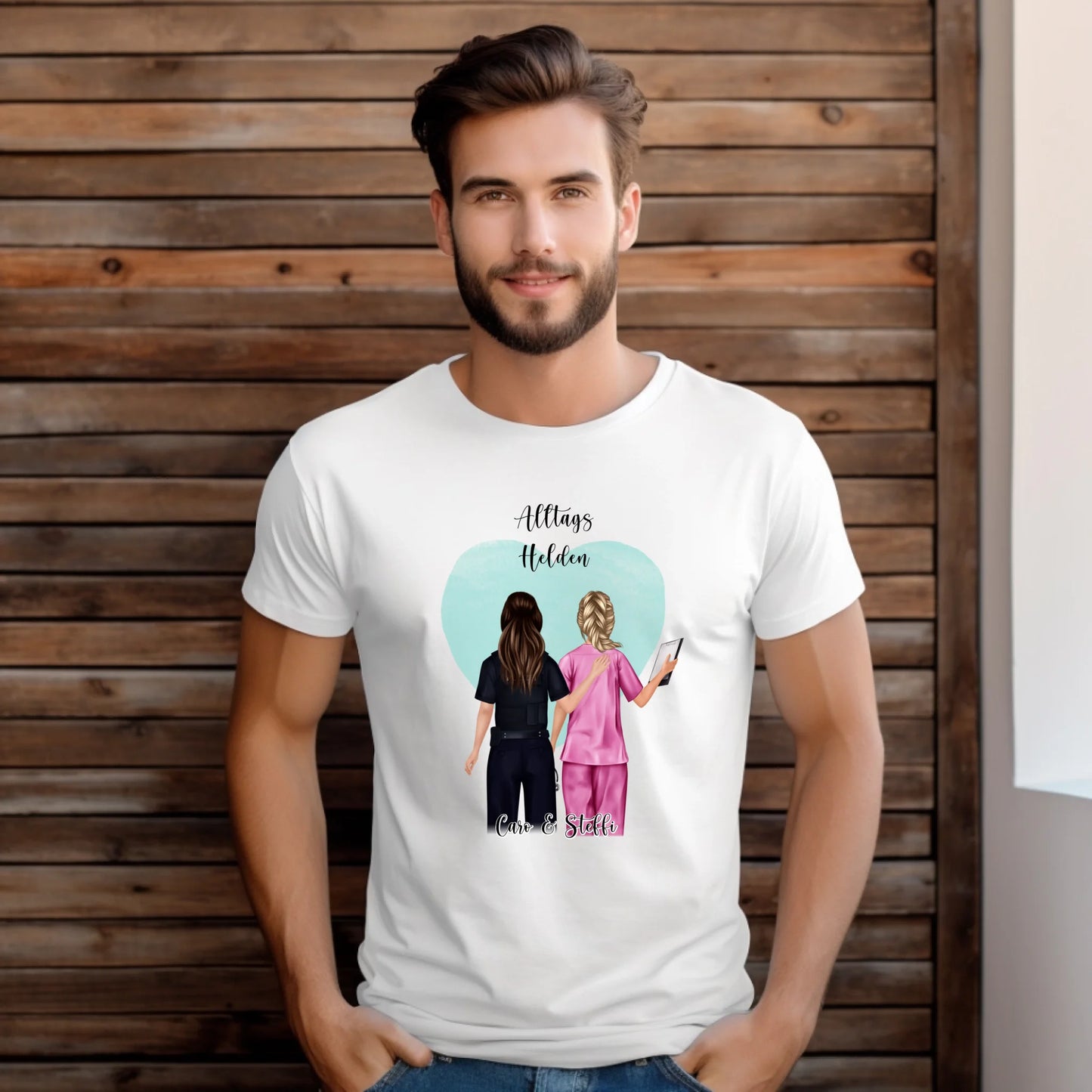 Polizei & Krankenschwester T-Shirt