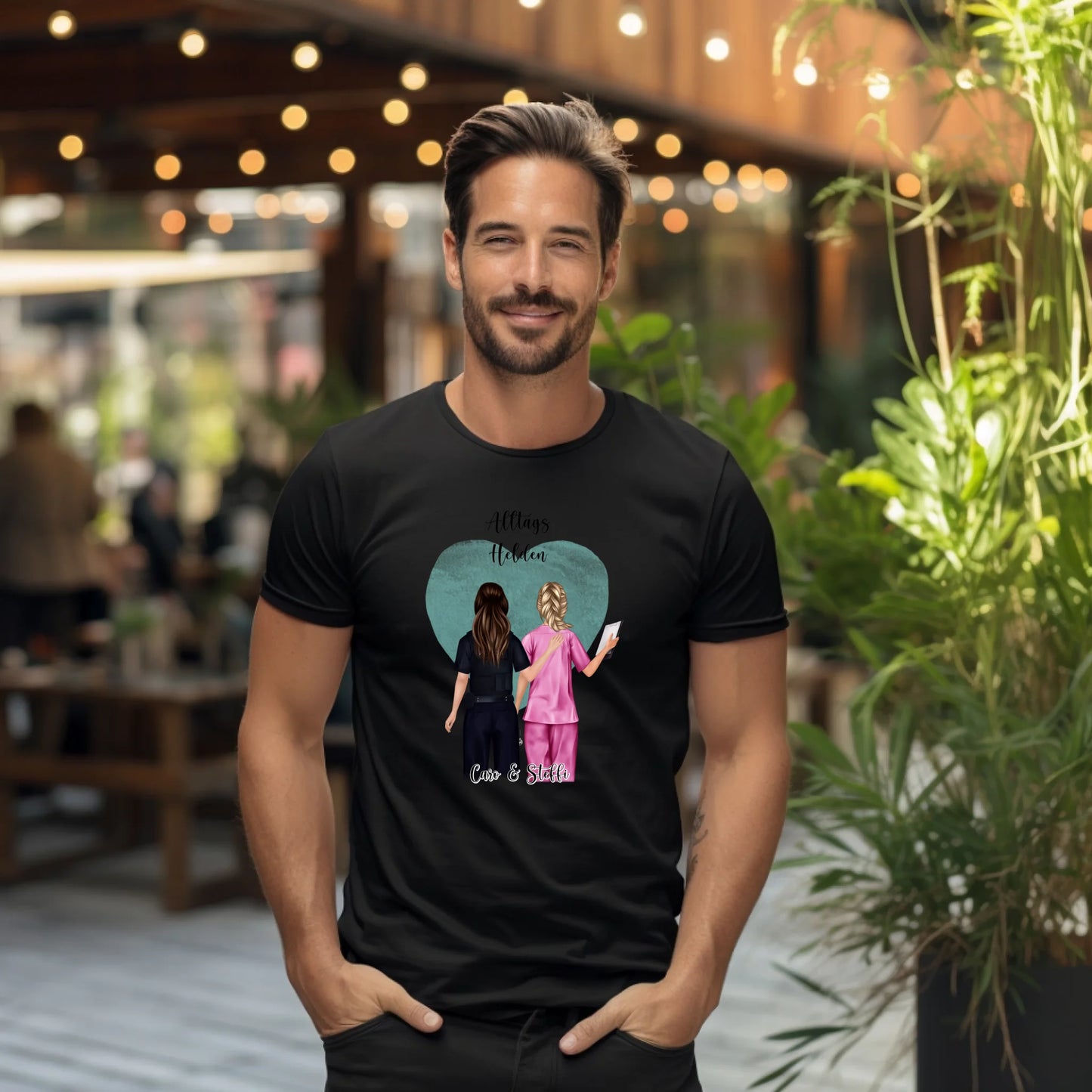 Polizei & Krankenschwester T-Shirt