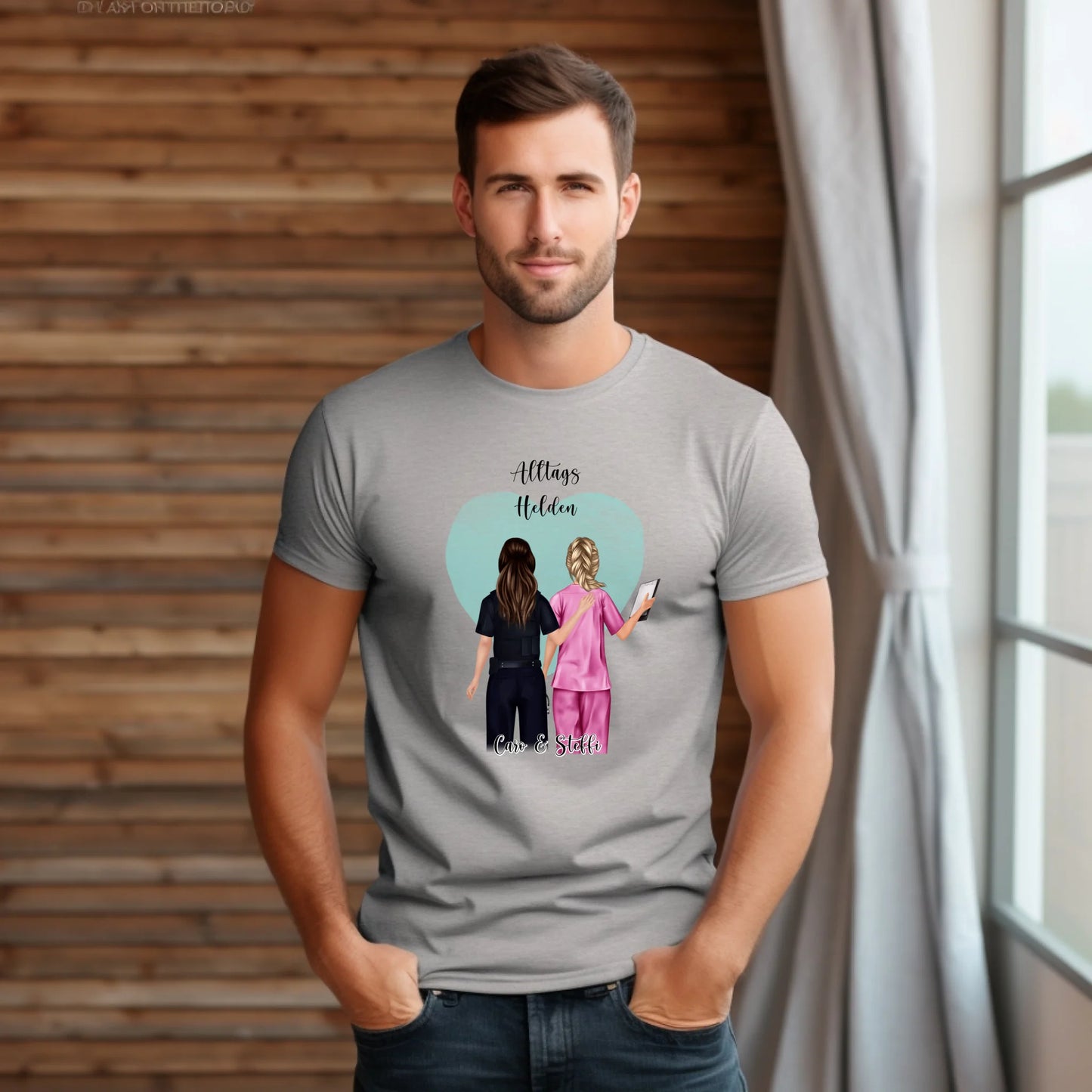 Polizei & Krankenschwester T-Shirt