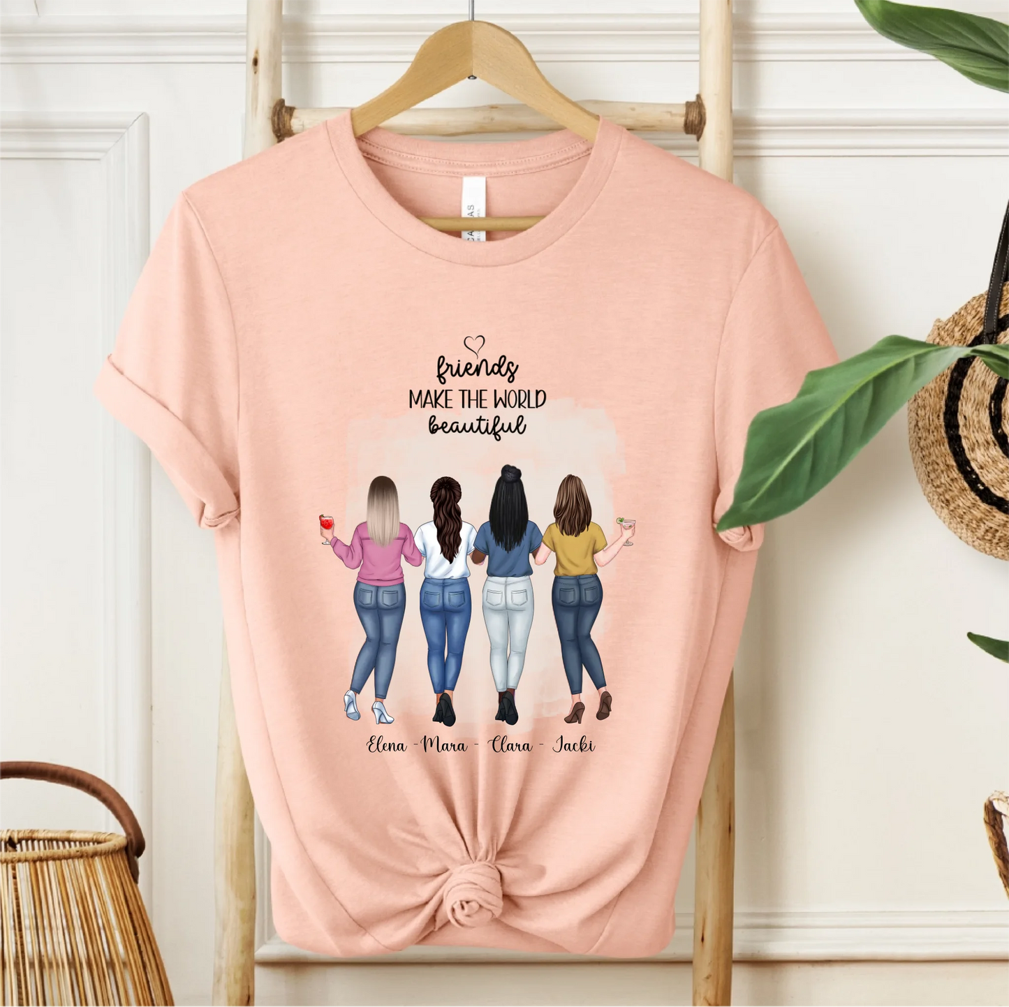 2-4 Freundinnen T-Shirt