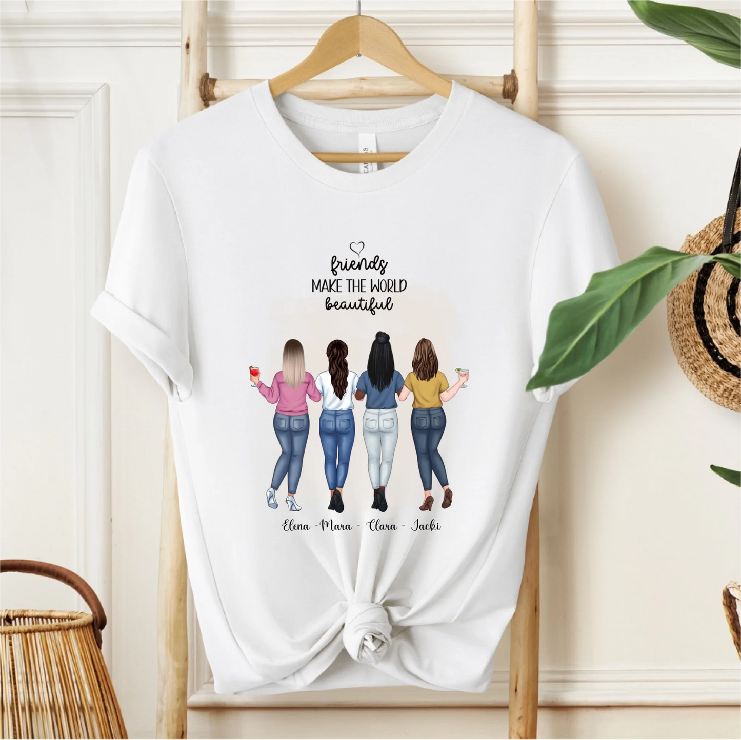 2-4 Freundinnen T-Shirt