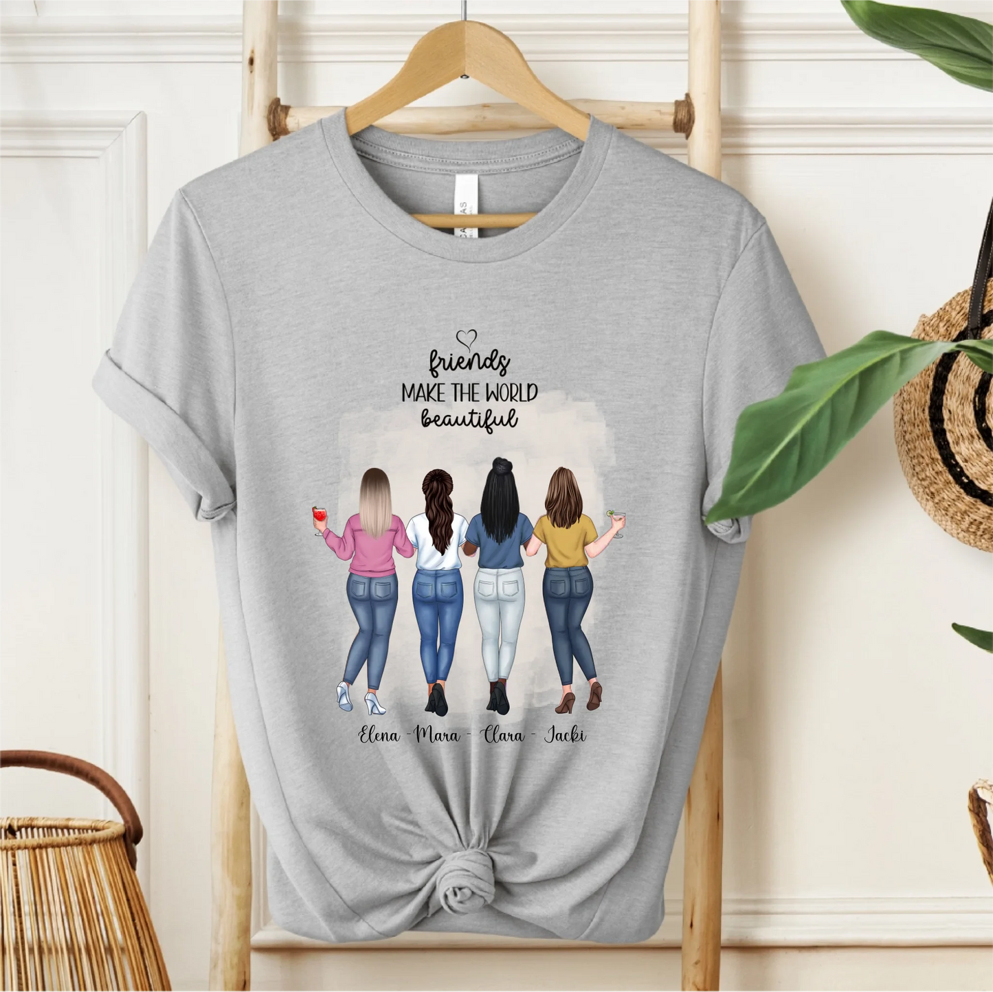 2-4 Freundinnen T-Shirt