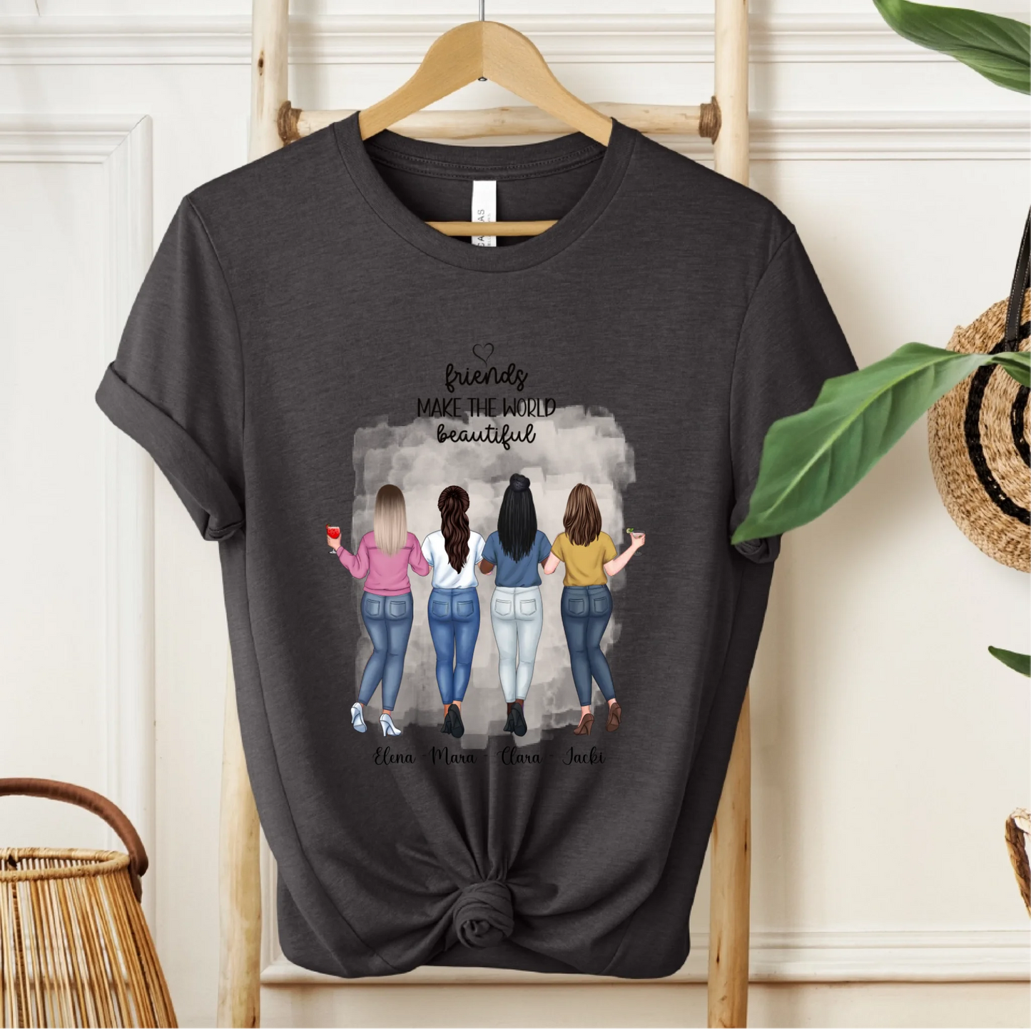 2-4 Freundinnen T-Shirt