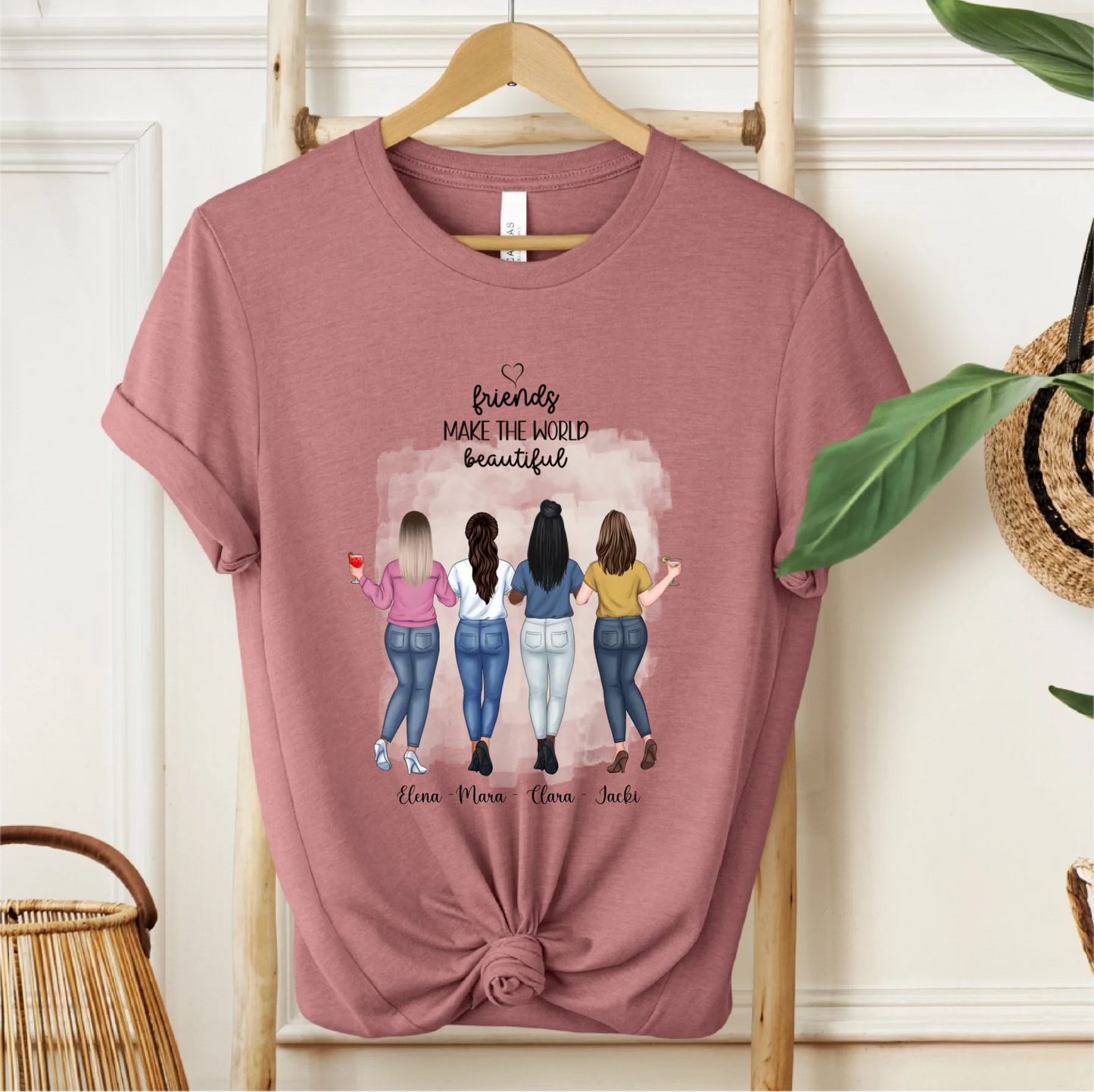 2-4 Freundinnen T-Shirt