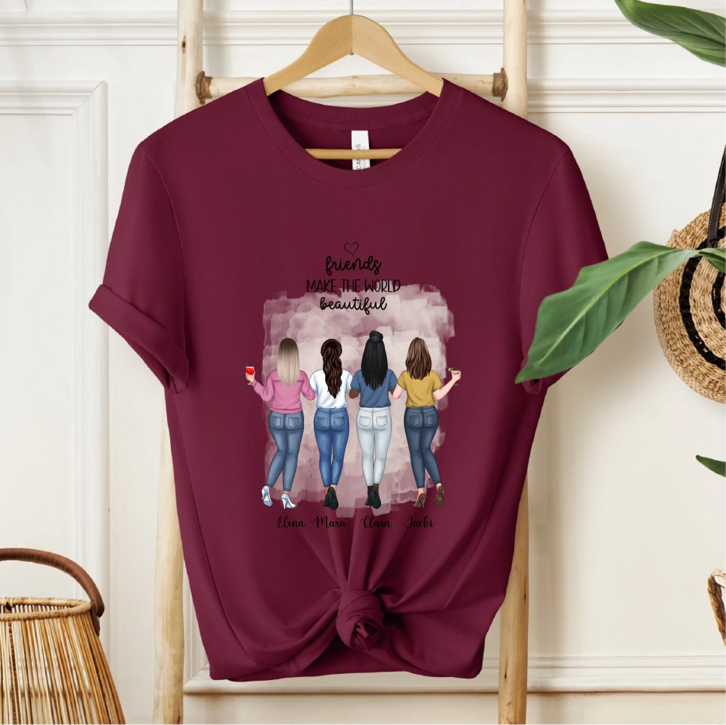 2-4 Freundinnen T-Shirt