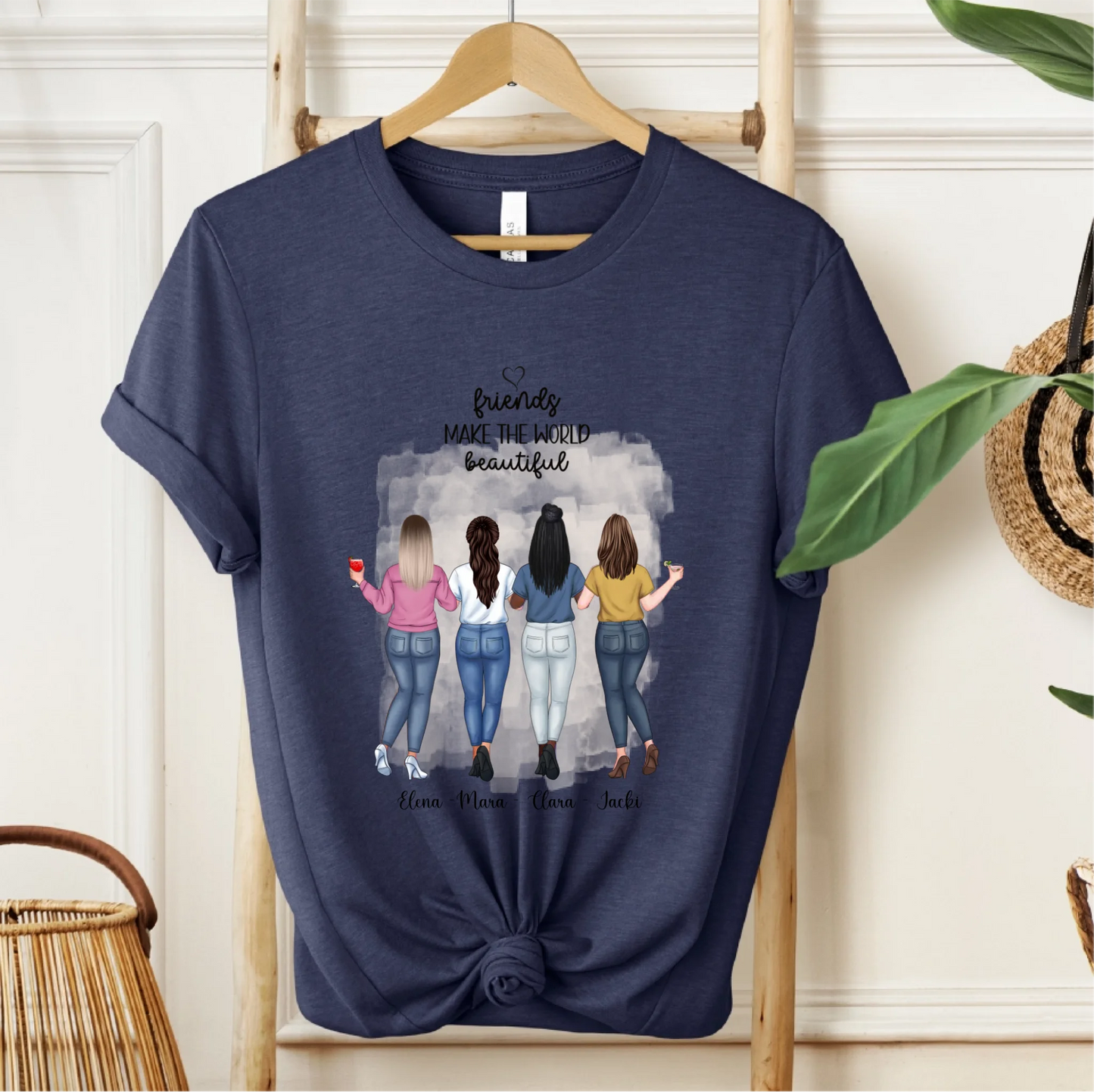 2-4 Freundinnen T-Shirt