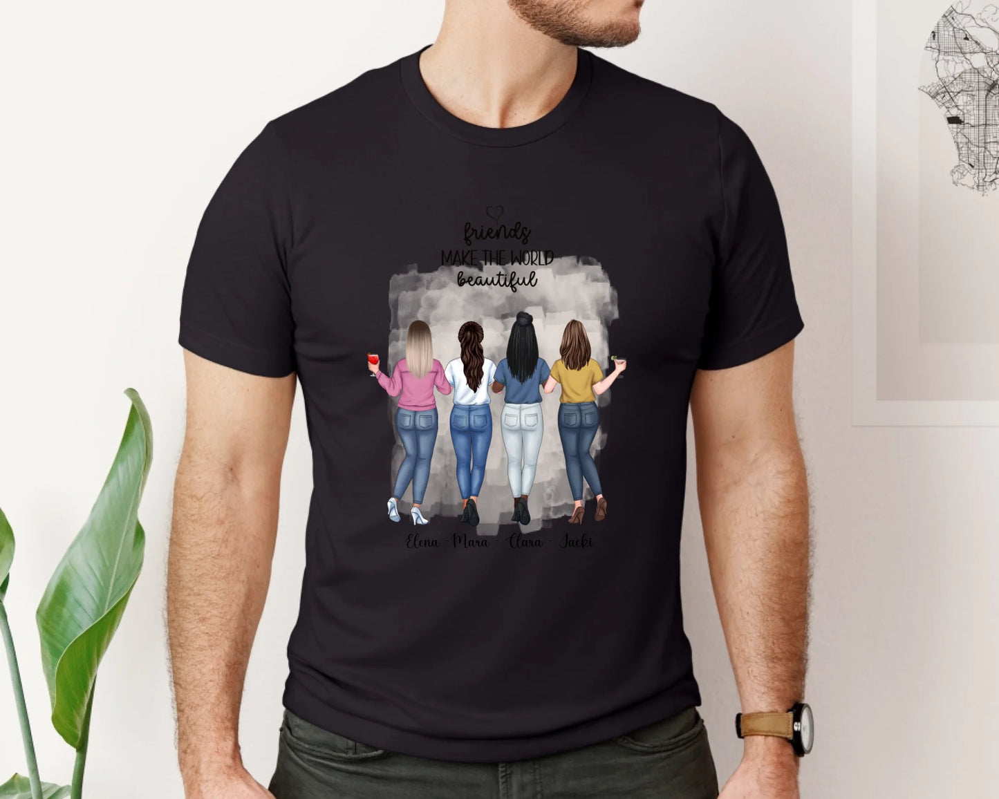 2-4 Freundinnen T-Shirt