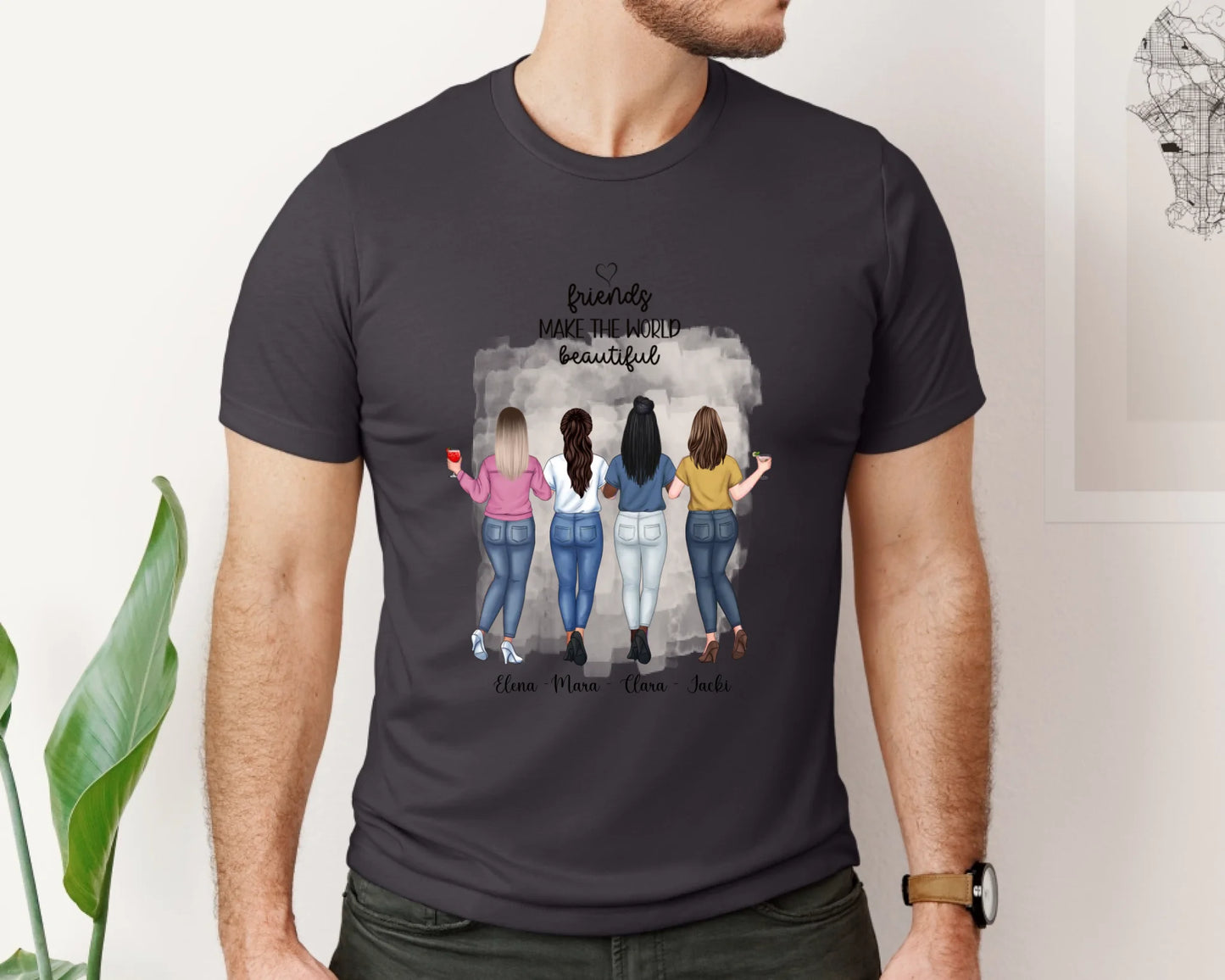 2-4 Freundinnen T-Shirt