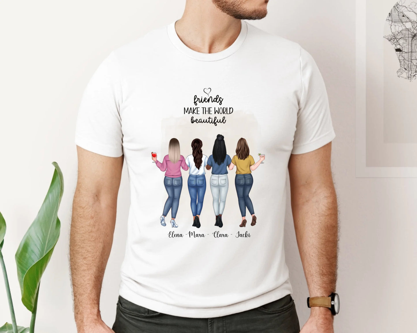 2-4 Freundinnen T-Shirt