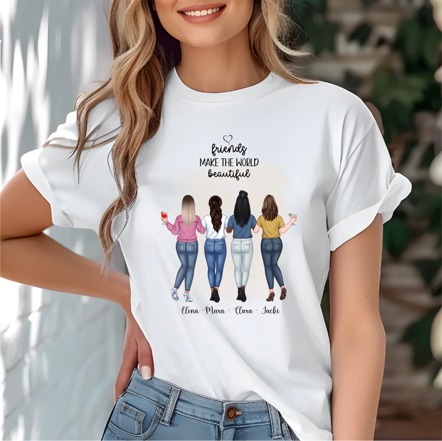 2-4 Freundinnen T-Shirt
