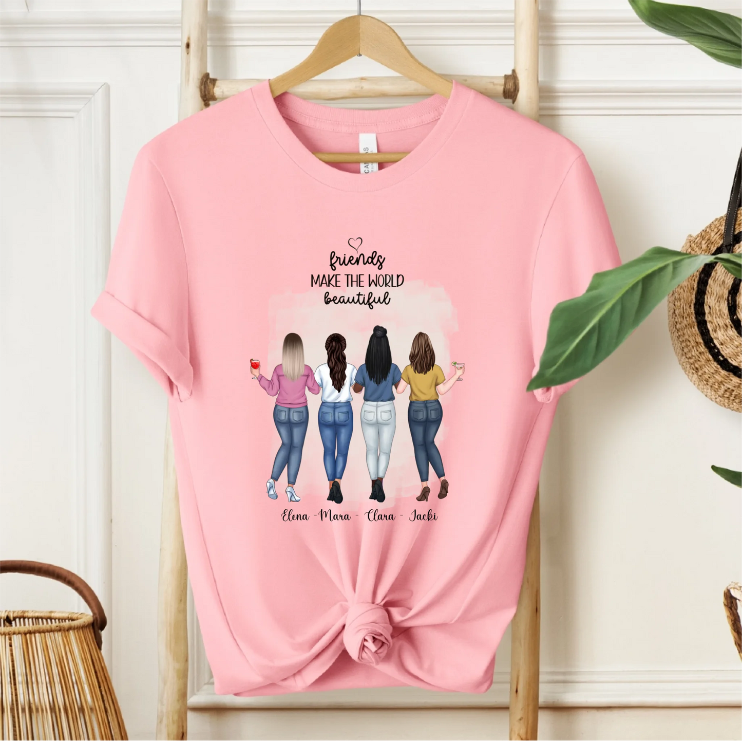 2-4 Freundinnen T-Shirt