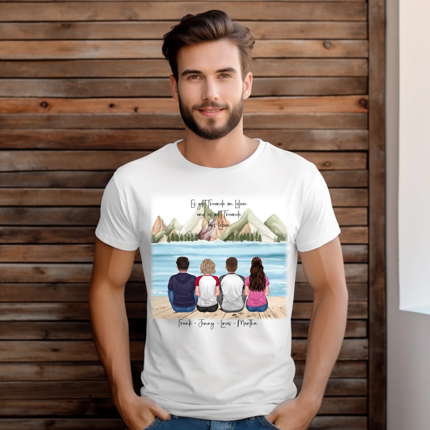 3-4 Freunde T-Shirt
