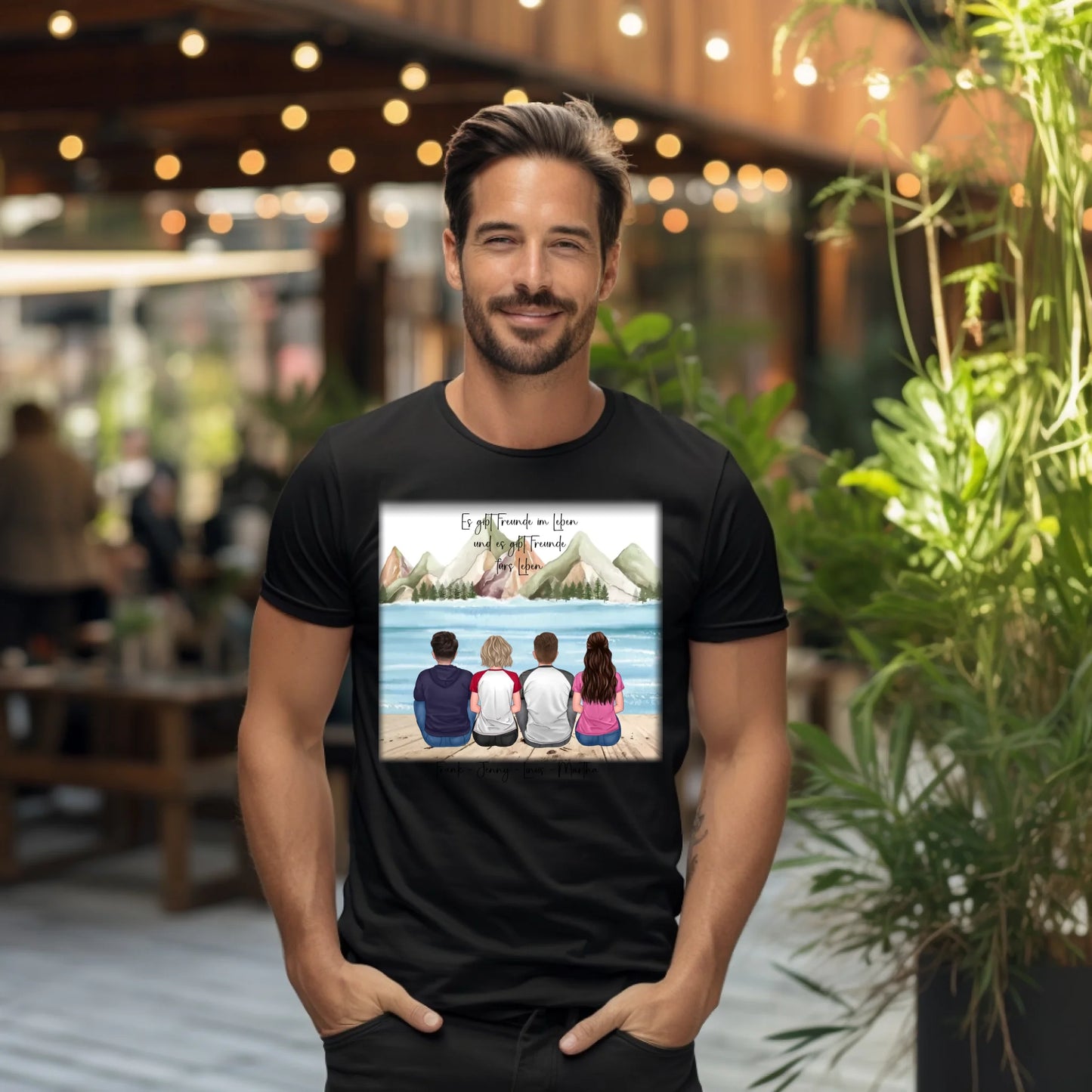 3-4 Freunde T-Shirt