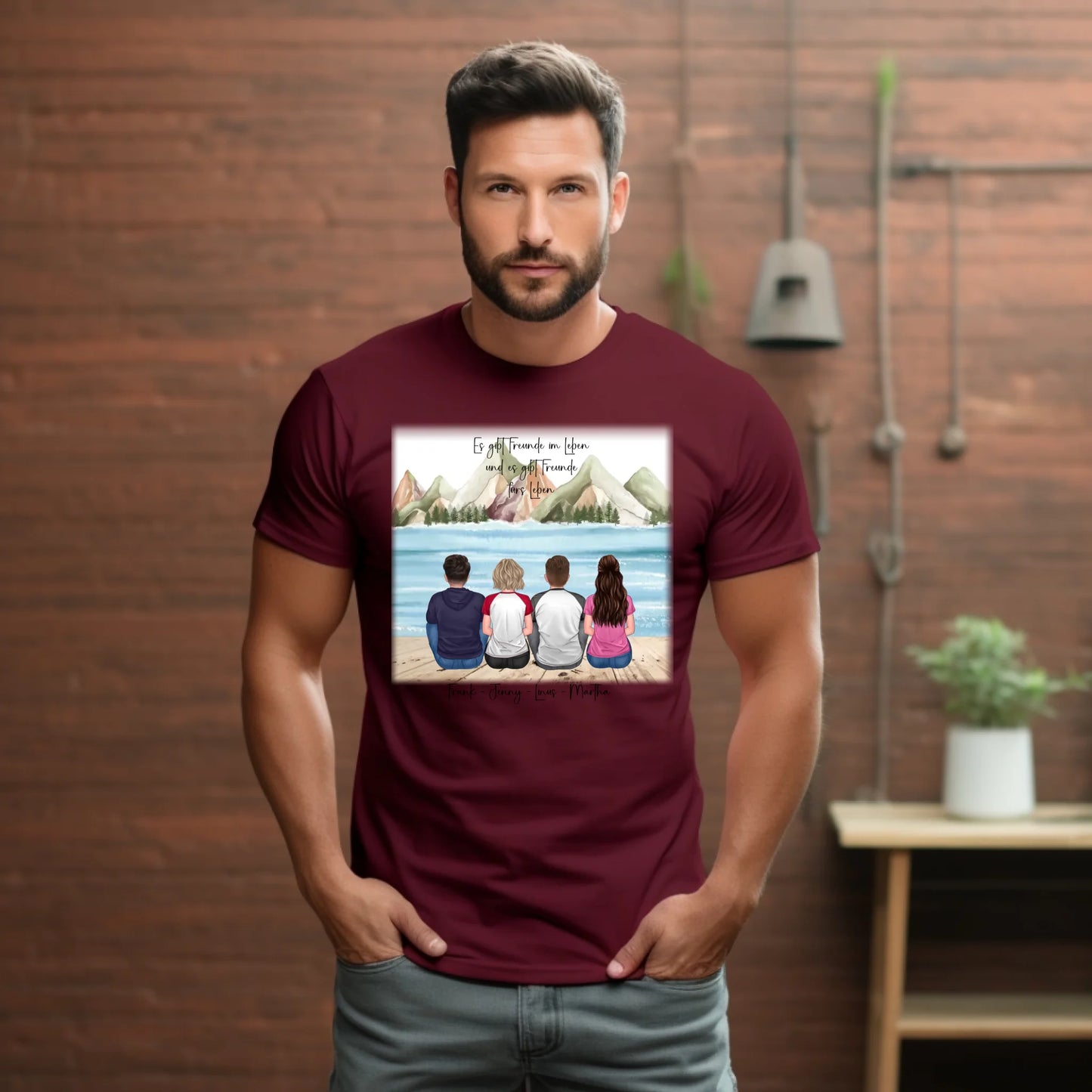 3-4 Freunde T-Shirt