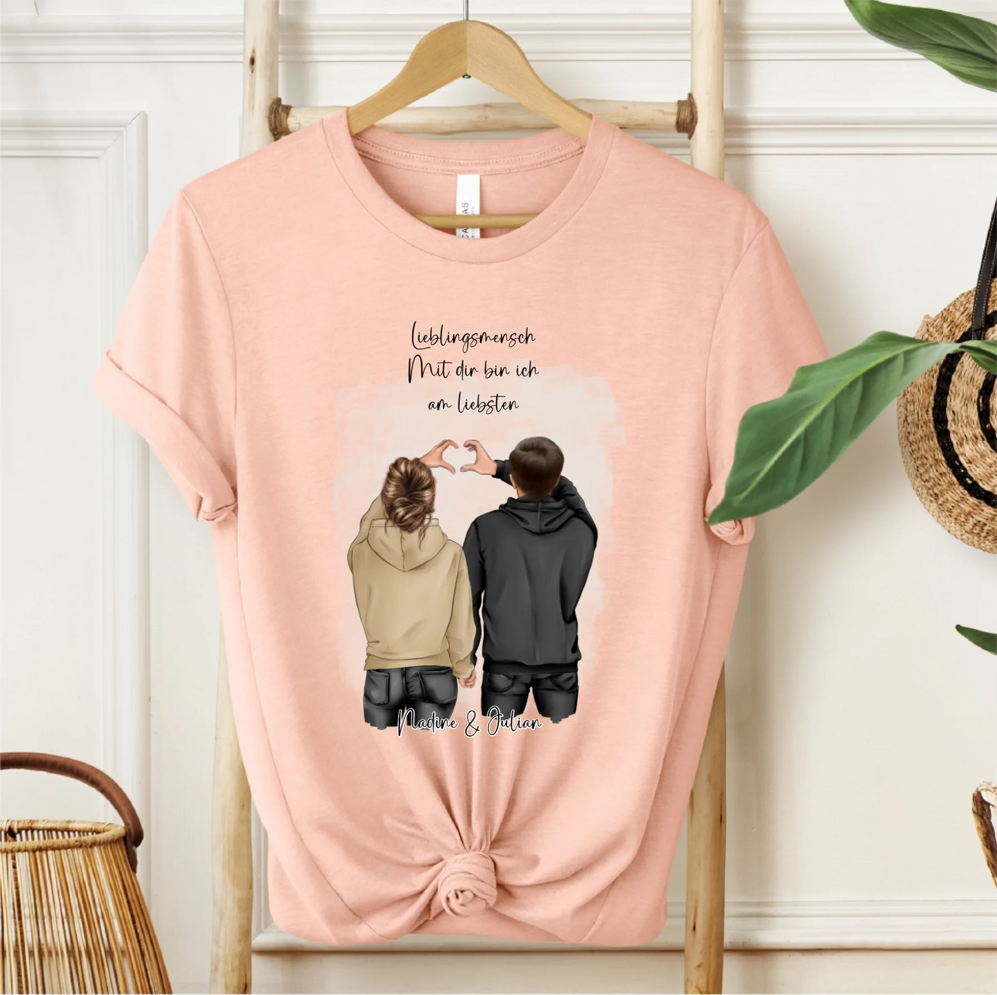 Personalisiertes Paar T-Shirt