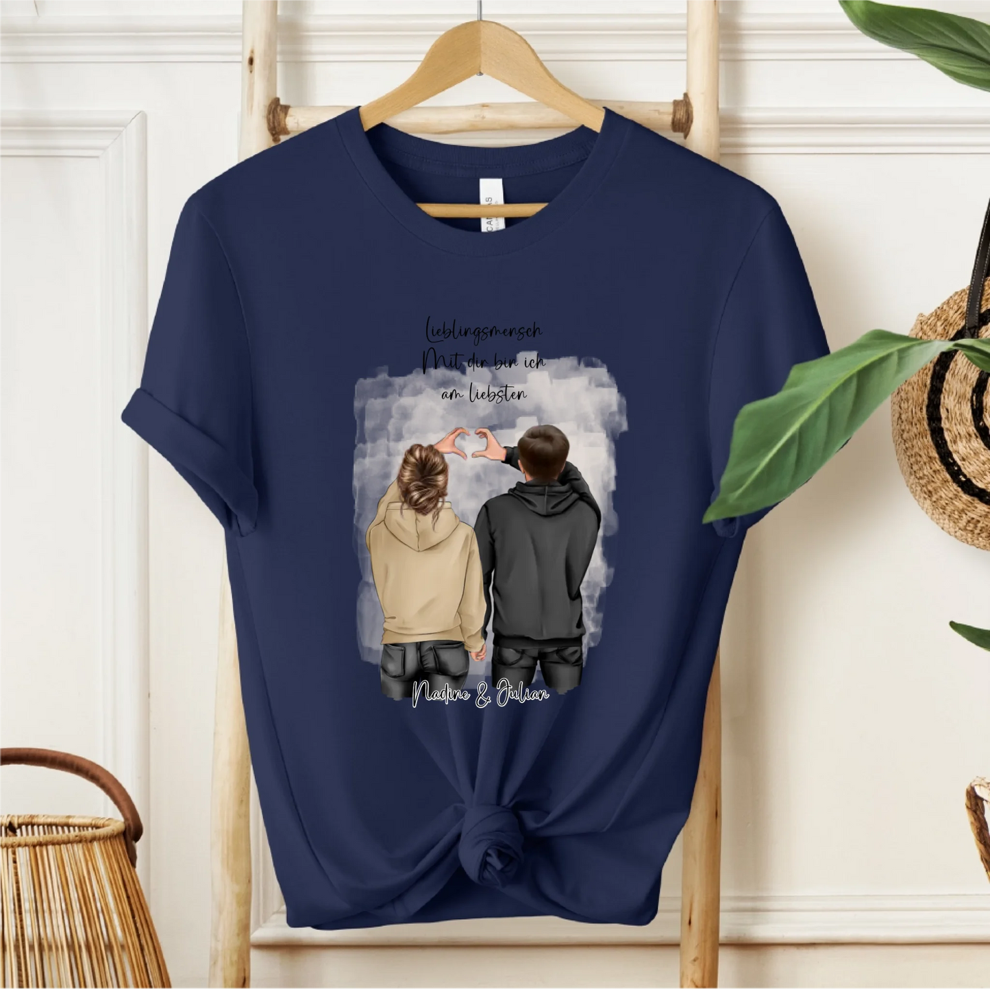 Personalisiertes Paar T-Shirt