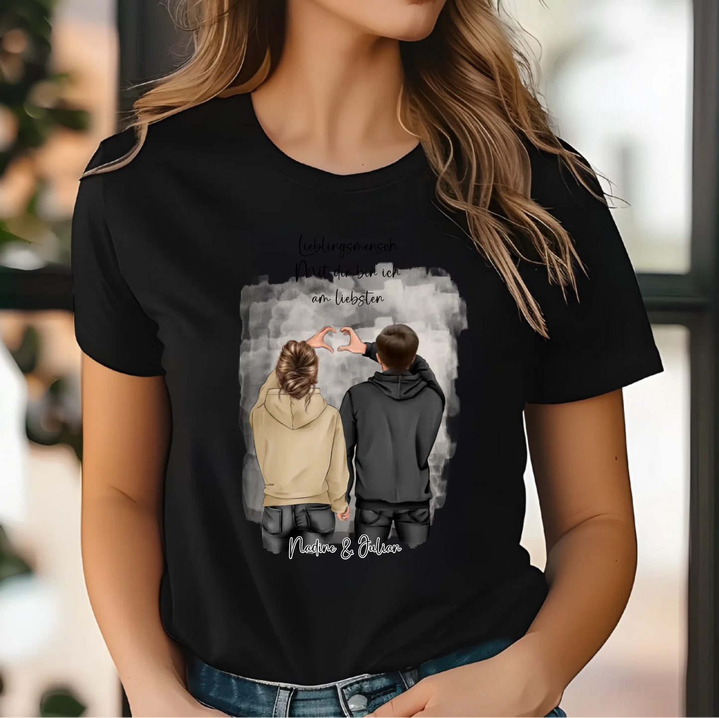Personalisiertes Paar T-Shirt