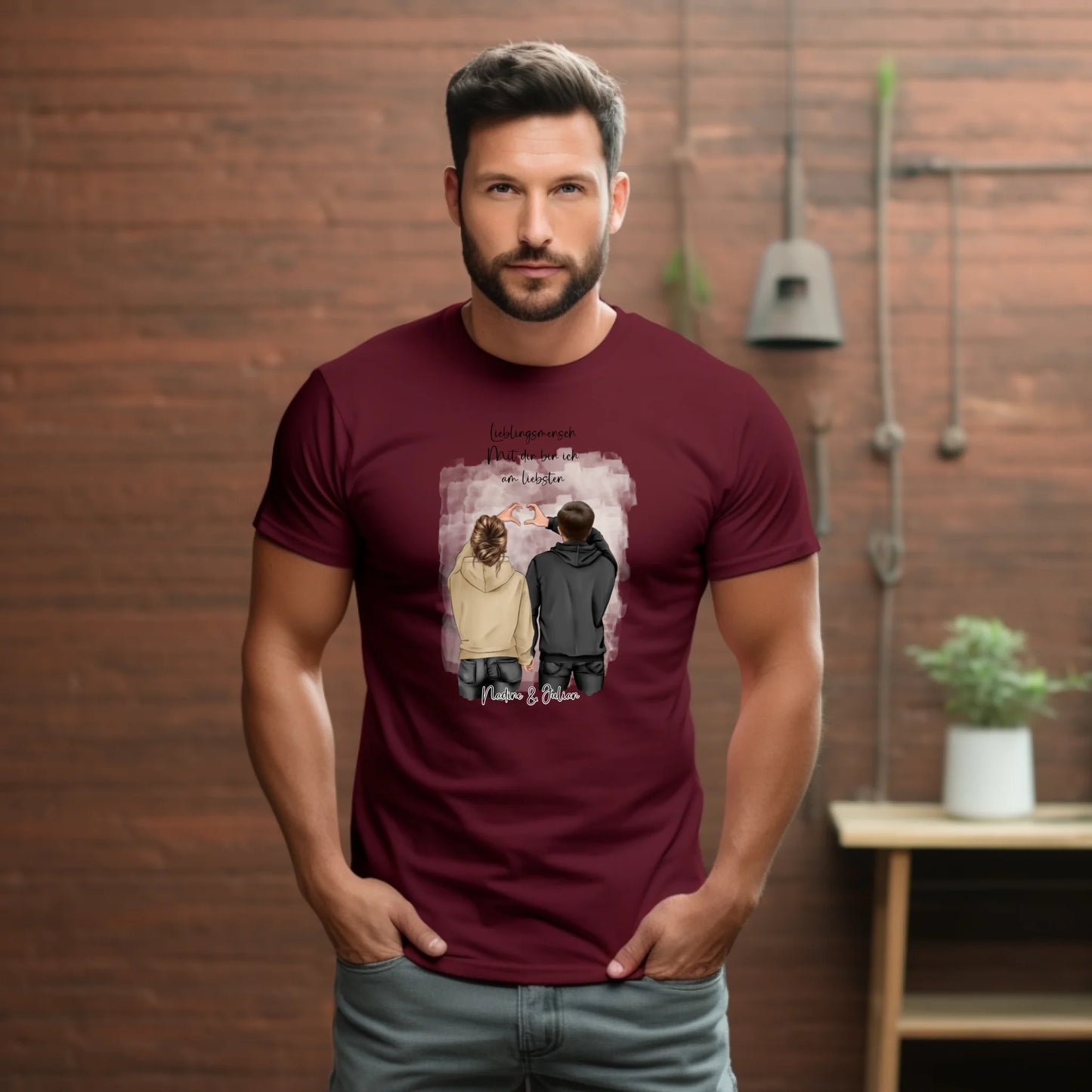 Personalisiertes Paar T-Shirt