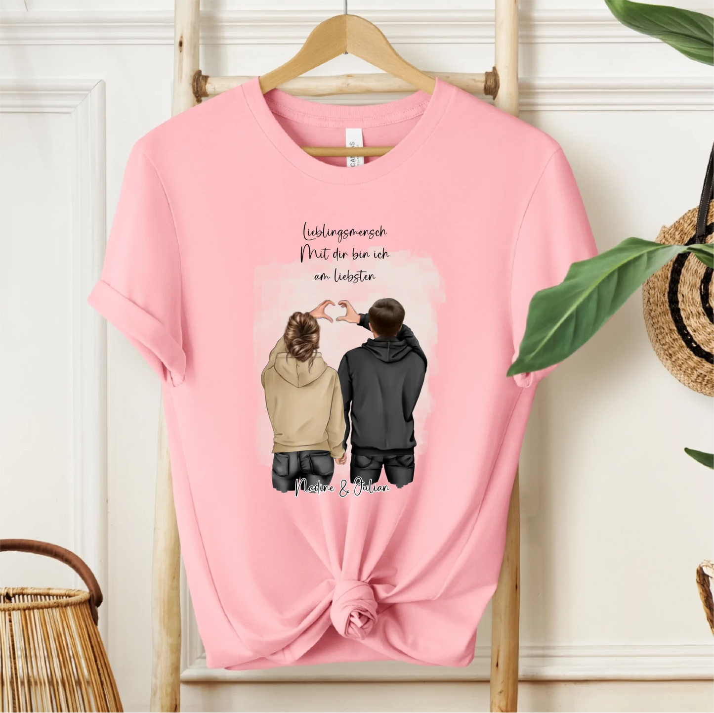 Personalisiertes Paar T-Shirt