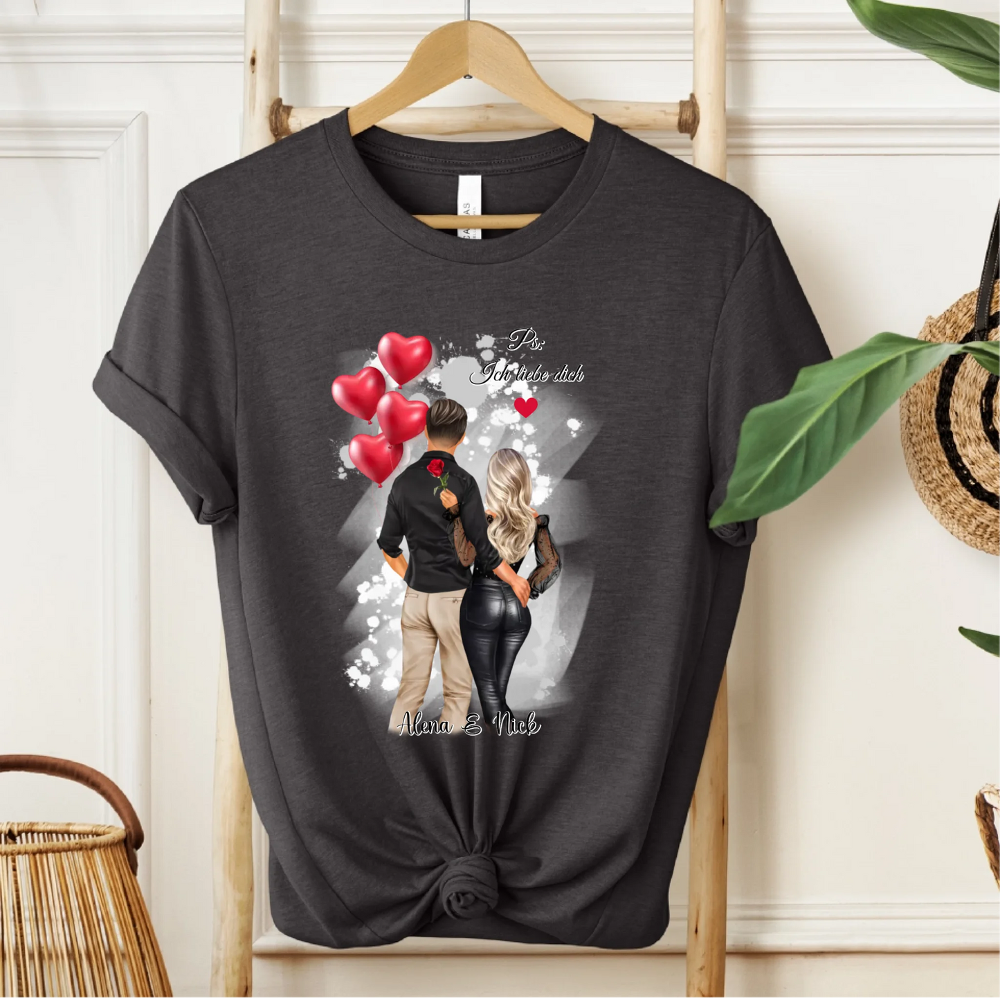 Personalisiertes Paar T-Shirt