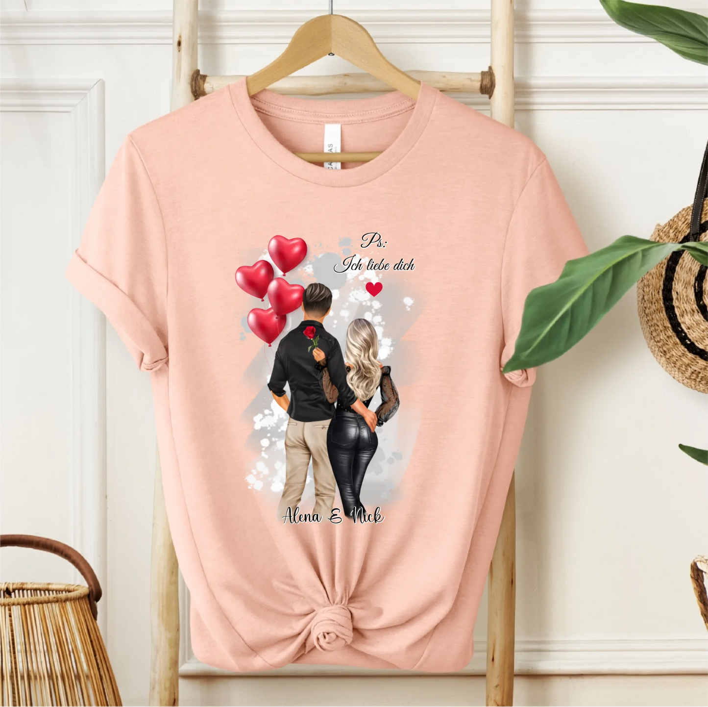 Personalisiertes Paar T-Shirt