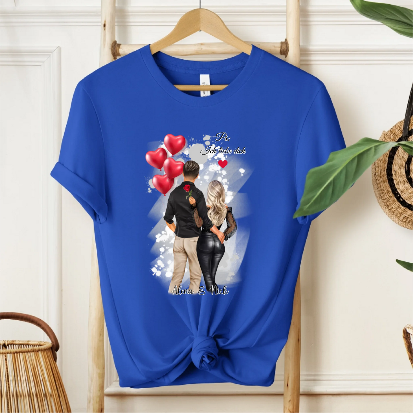 Personalisiertes Paar T-Shirt