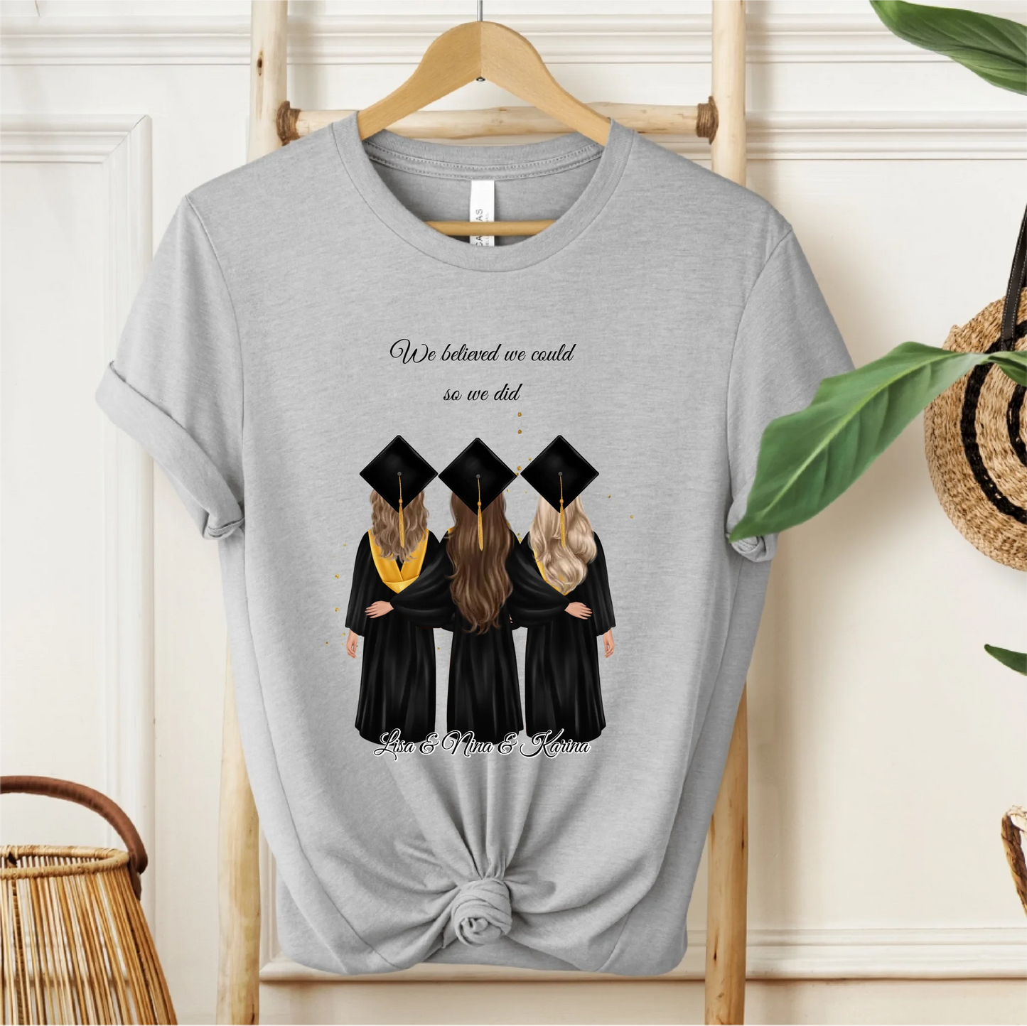 2-4 Freundinnen Abschluss T-Shirt