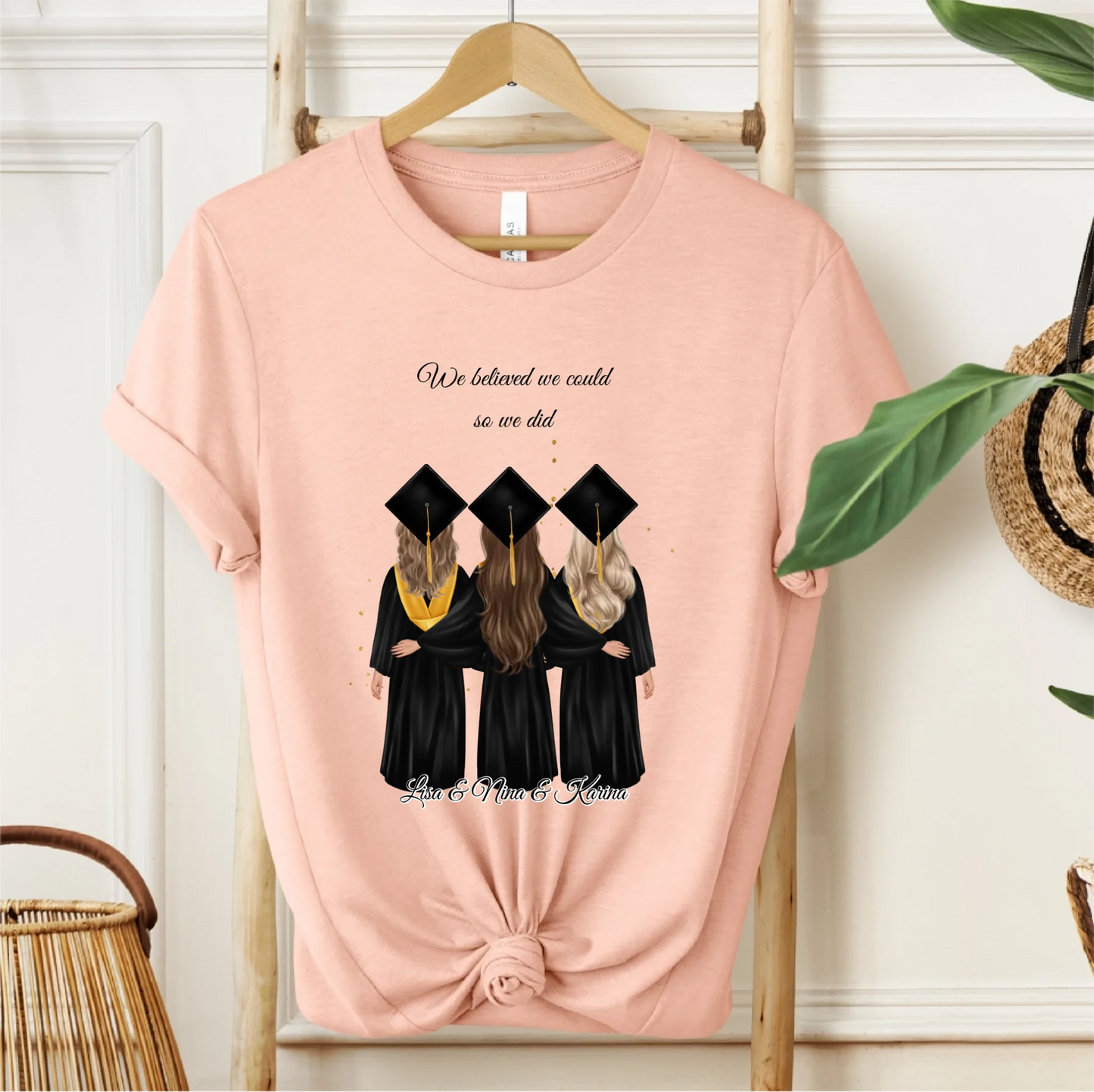 2-4 Freundinnen Abschluss T-Shirt